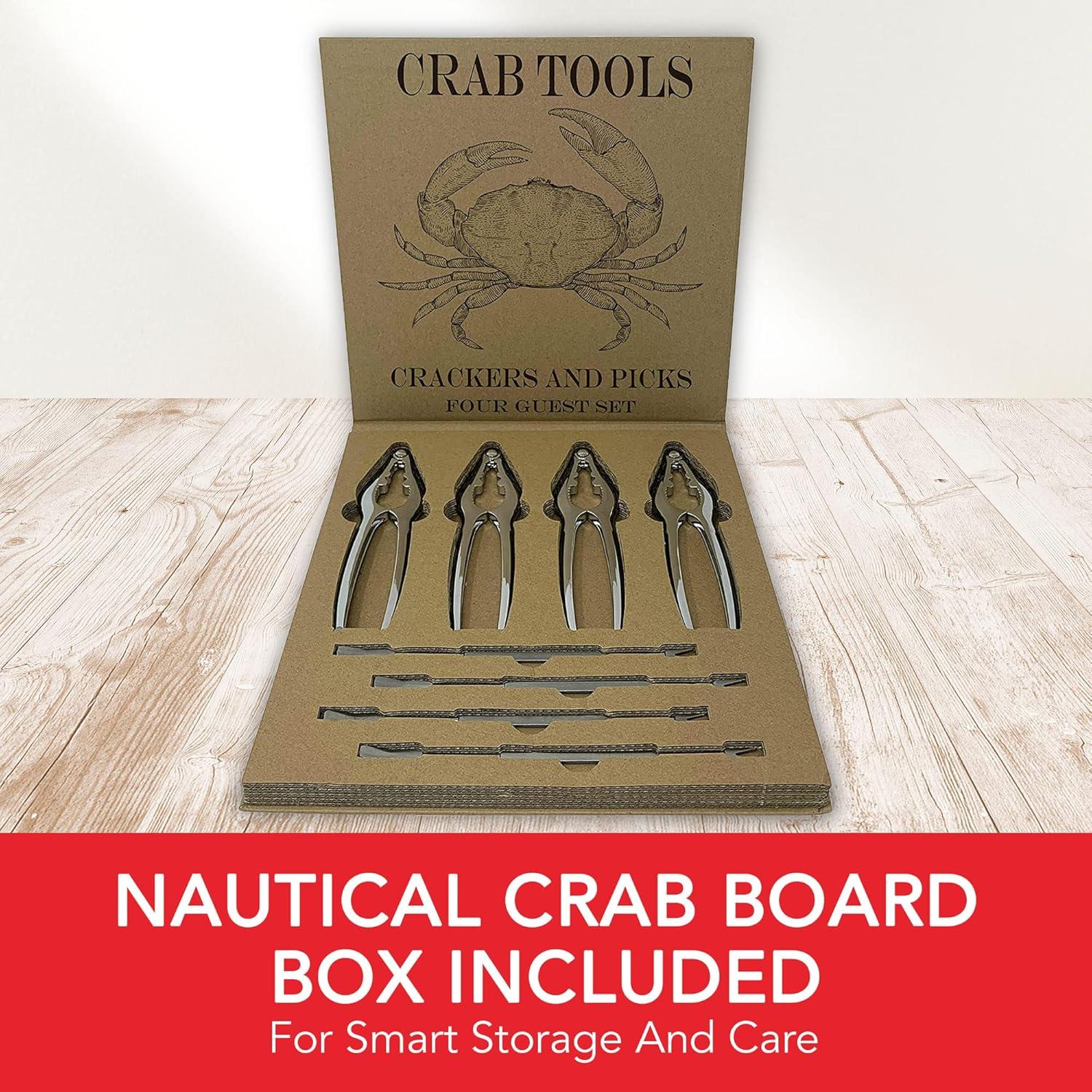 Stainless Steel Crab and Lobster Crackers and Picks Set