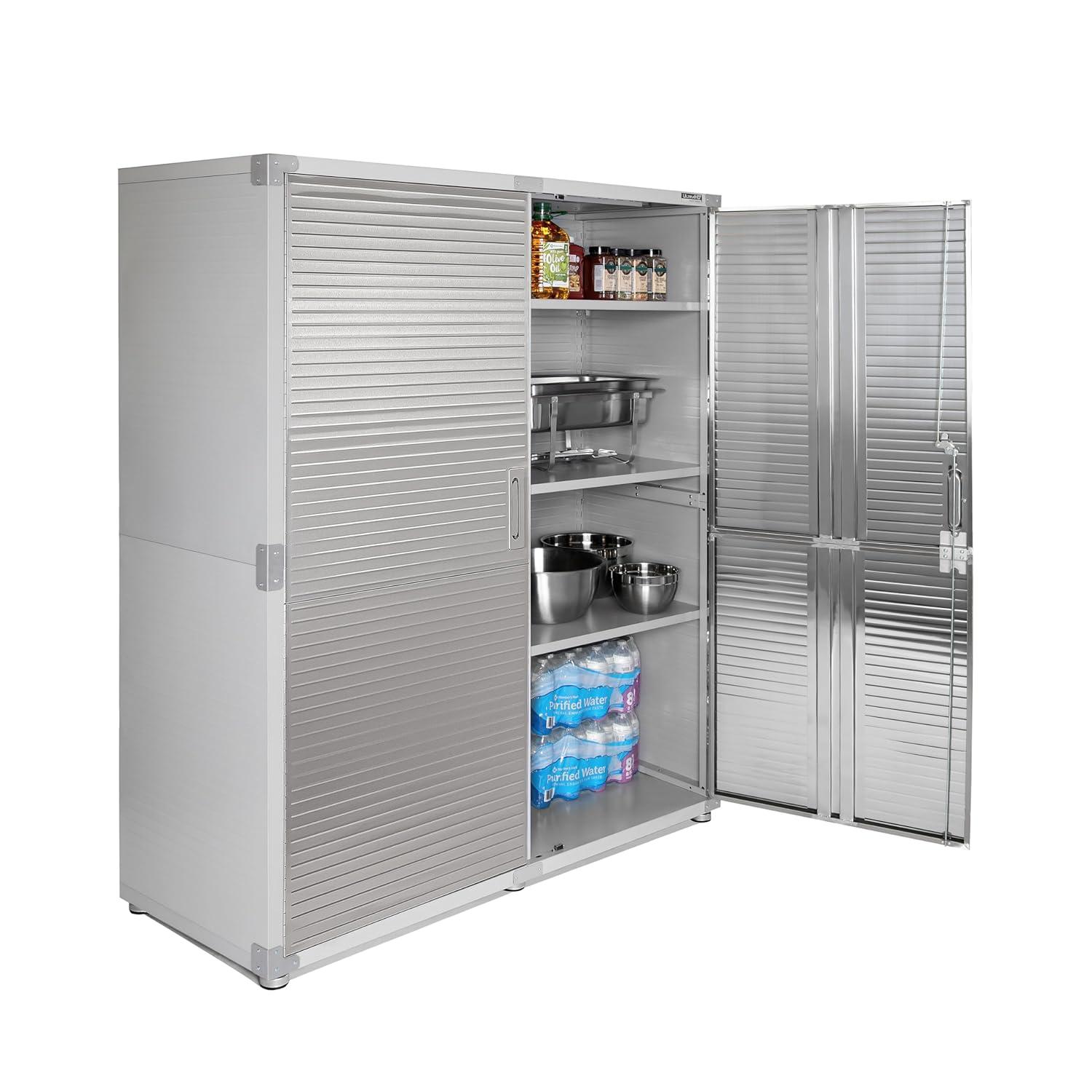 UltraHD® Seville Classics UltraHD Extra-Wide Storage Cabinet, 60" W x 24" D x 72" H