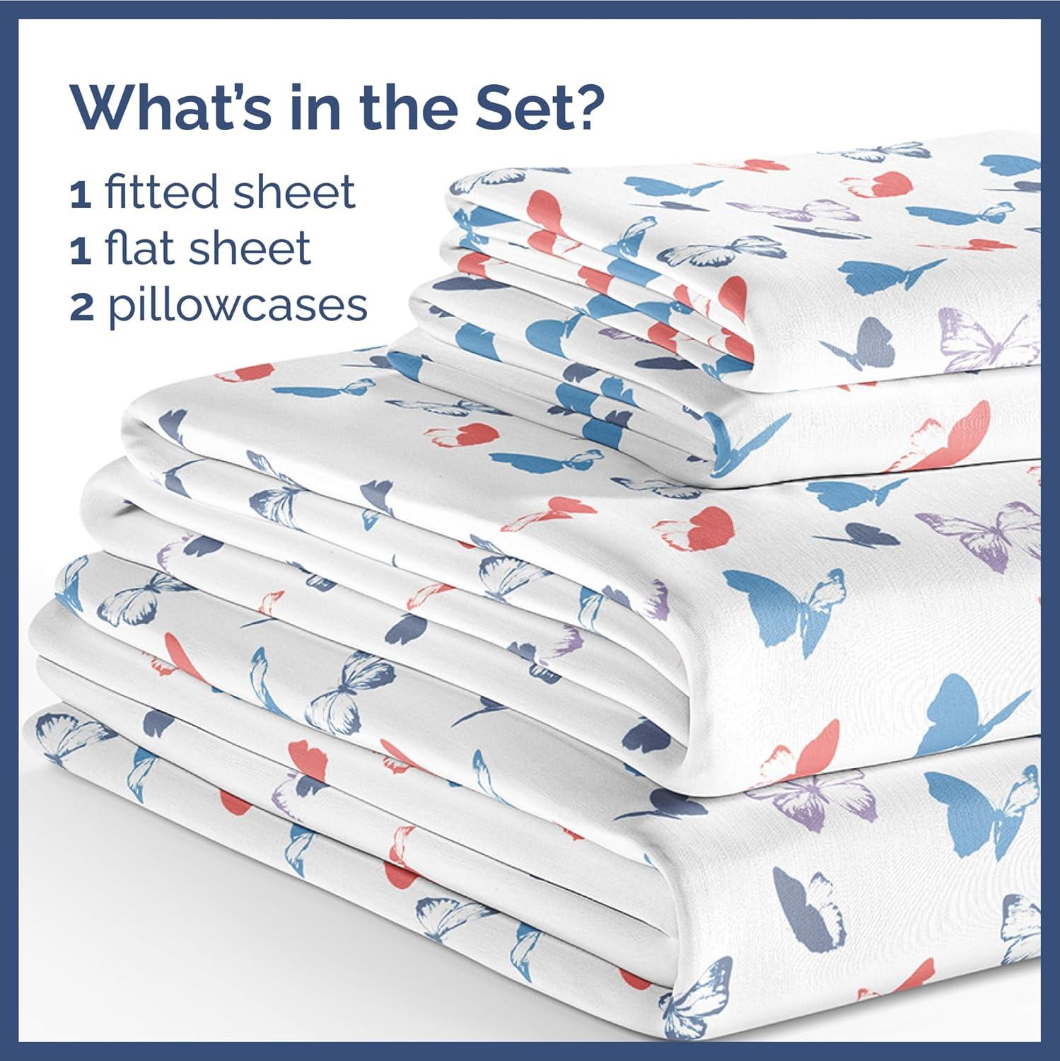 Kids 4 Piece Microfiber Sheet Set - CGK Linens.