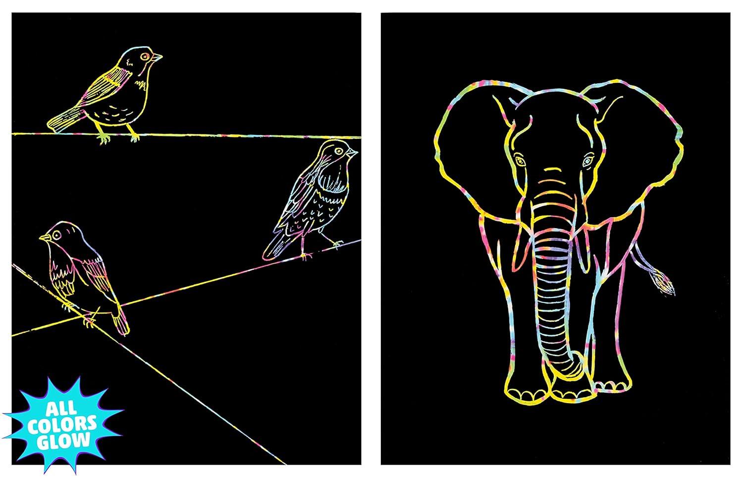 Now You See It! Art Papers, Color Splash, 8-1/2" x 11", 30 Sheets