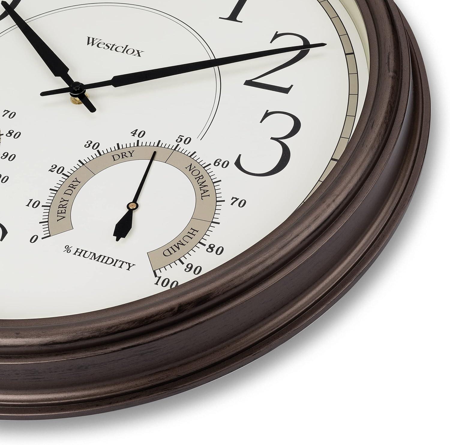 Westclox Clocks 20” Indoor/Outdoor Wall Clock