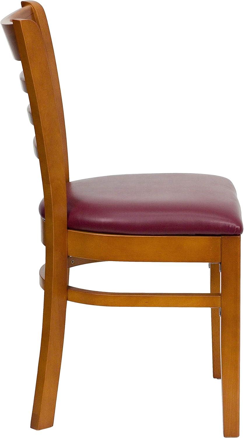 Red Barrel Studio® Ladder Back Wooden Restaurant Chair