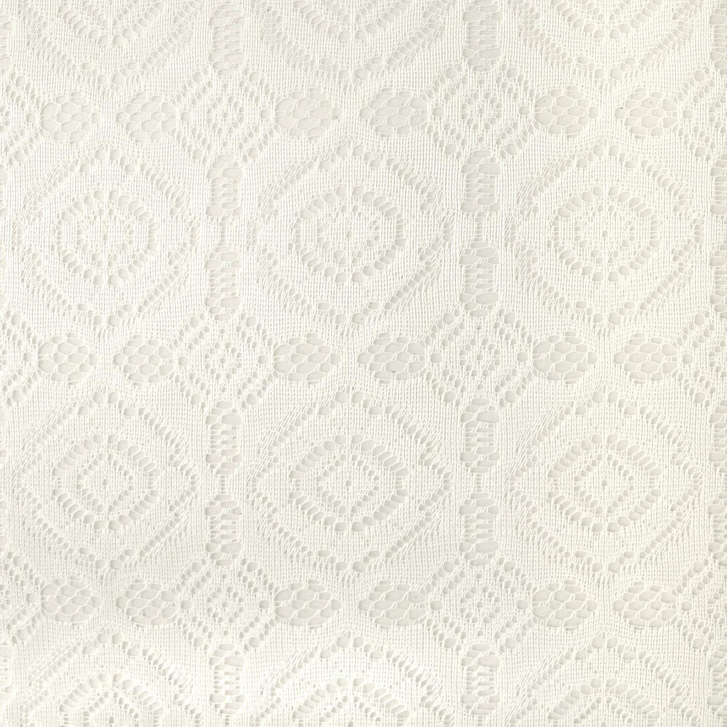 Design Imports  Lace Tablecloth, Vintage, 63" Round