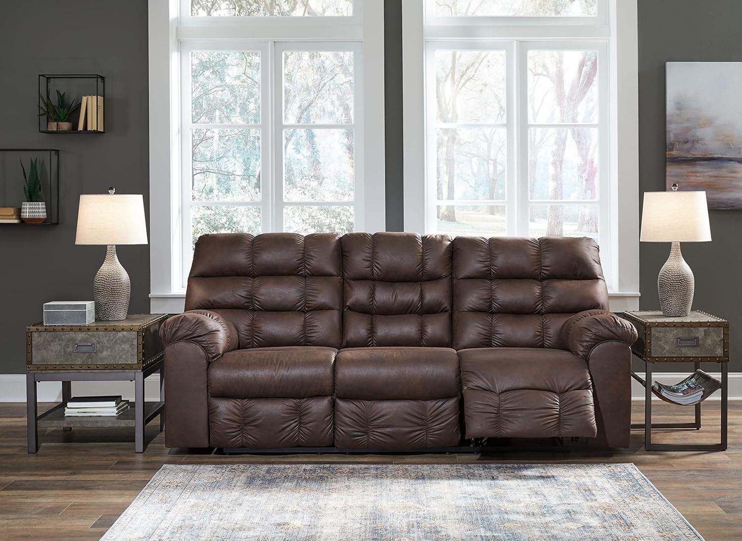 90" Pillow Top Arm Reclining Sofa