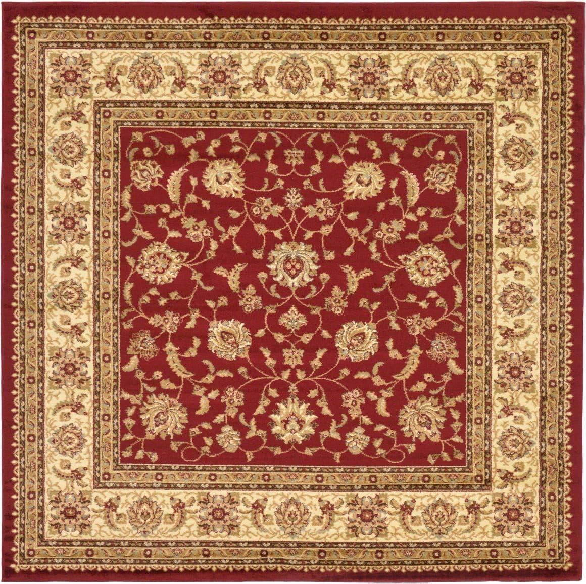 Voyage St. Louis Red 8' 0 x 8' 0 Square Rug