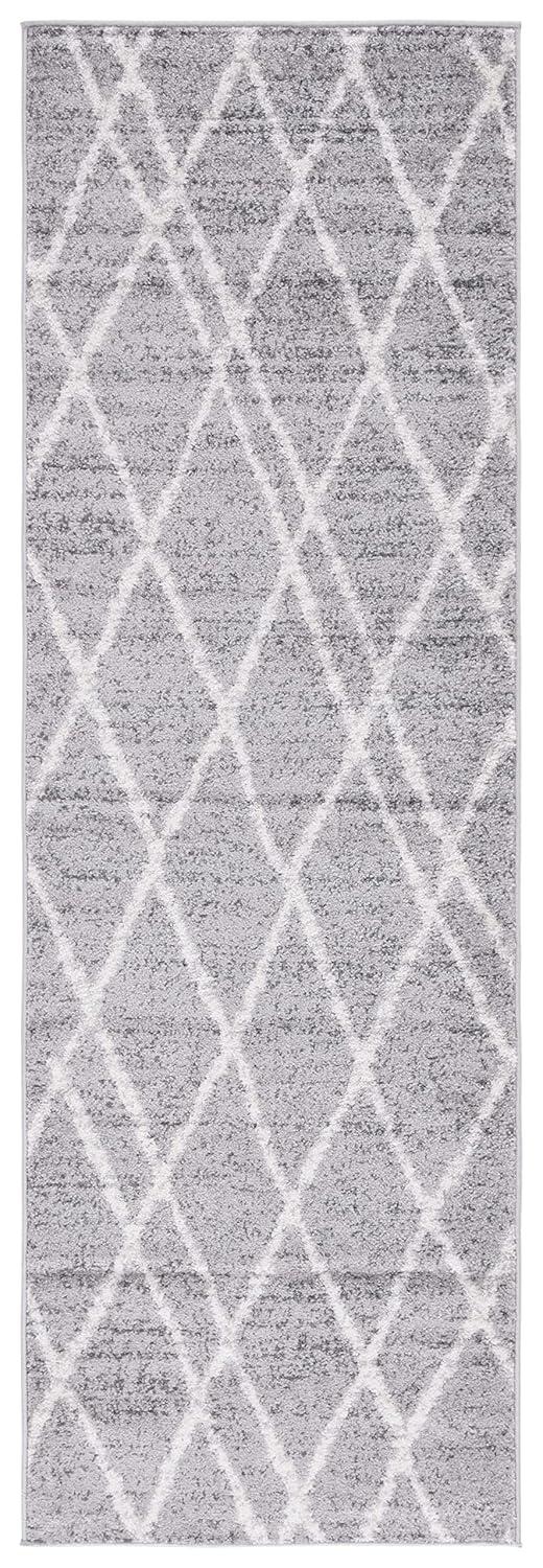 Adirondack ADR128 Power Loomed Runner Rug - Ivory/Silver - 2'6"x6' - Safavieh.