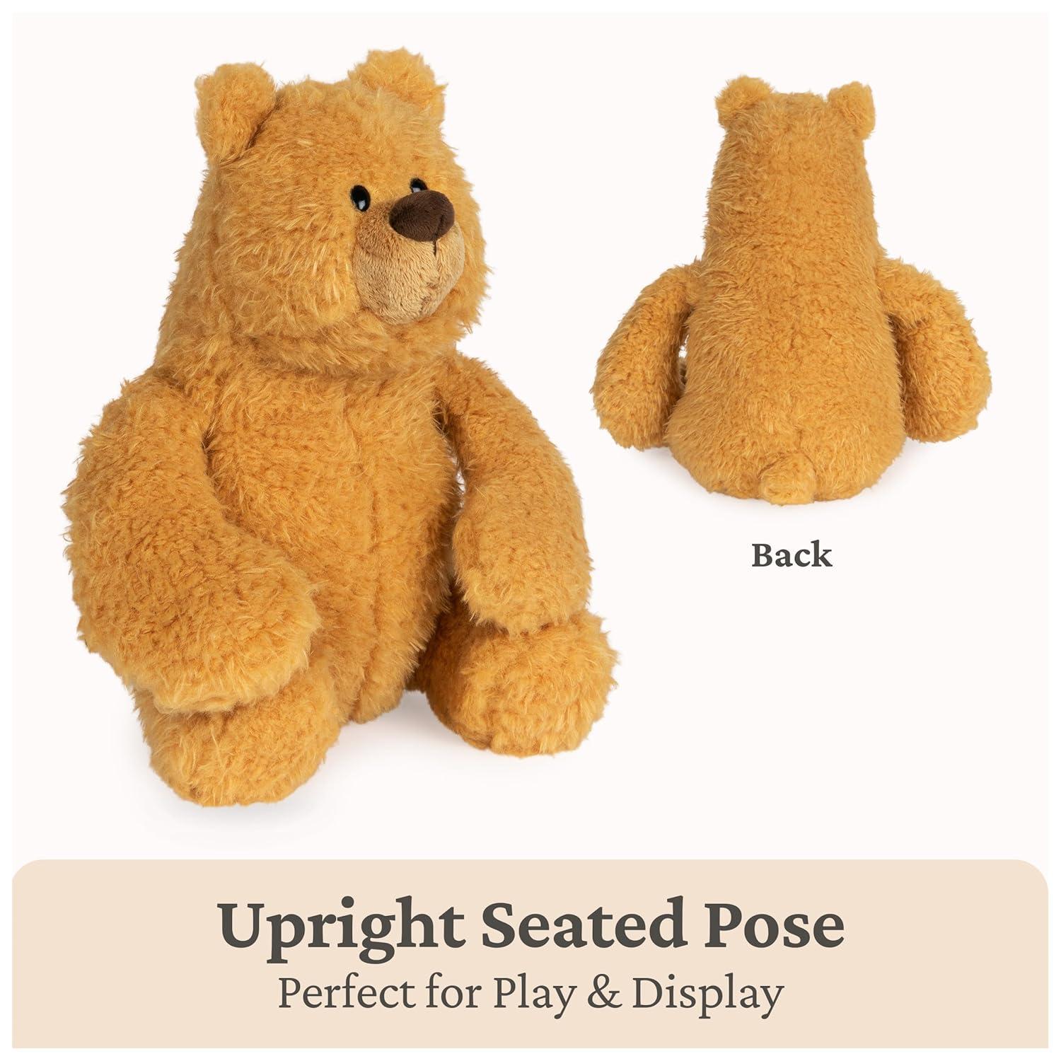GUND Growler Teddy Bear Small Classic Brown Bear Plush Stuffed Animal, 11 Inch