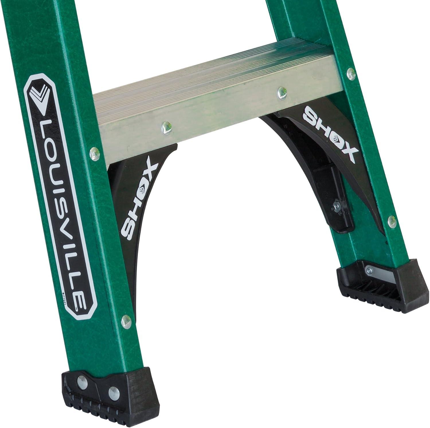 Louisville Ladder 4 ft. Fiberglass Step Ladder with 225 lbs. Load Capacity Type 2 Duty Rating