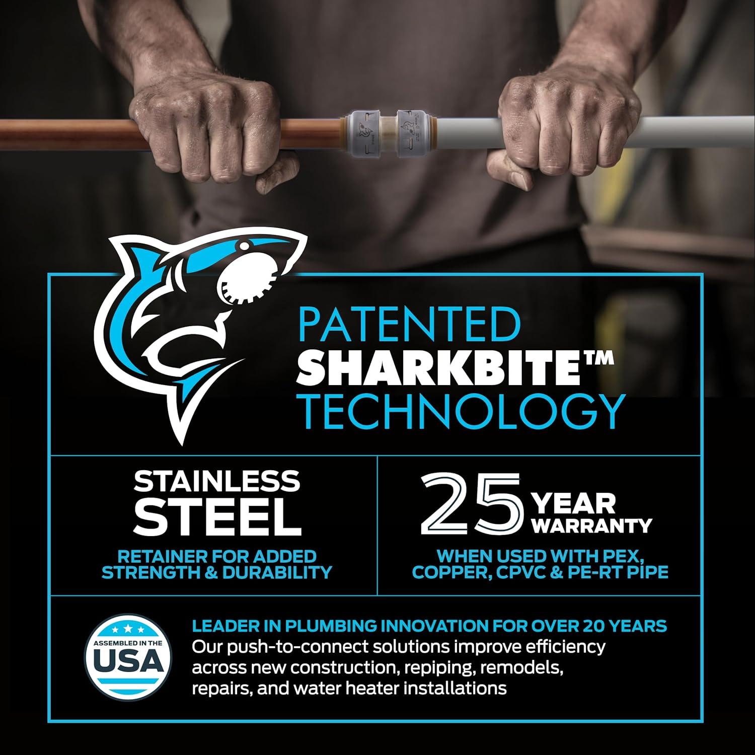 Brass Push Fit Plumbing Fittings Kit for Shower and Tub