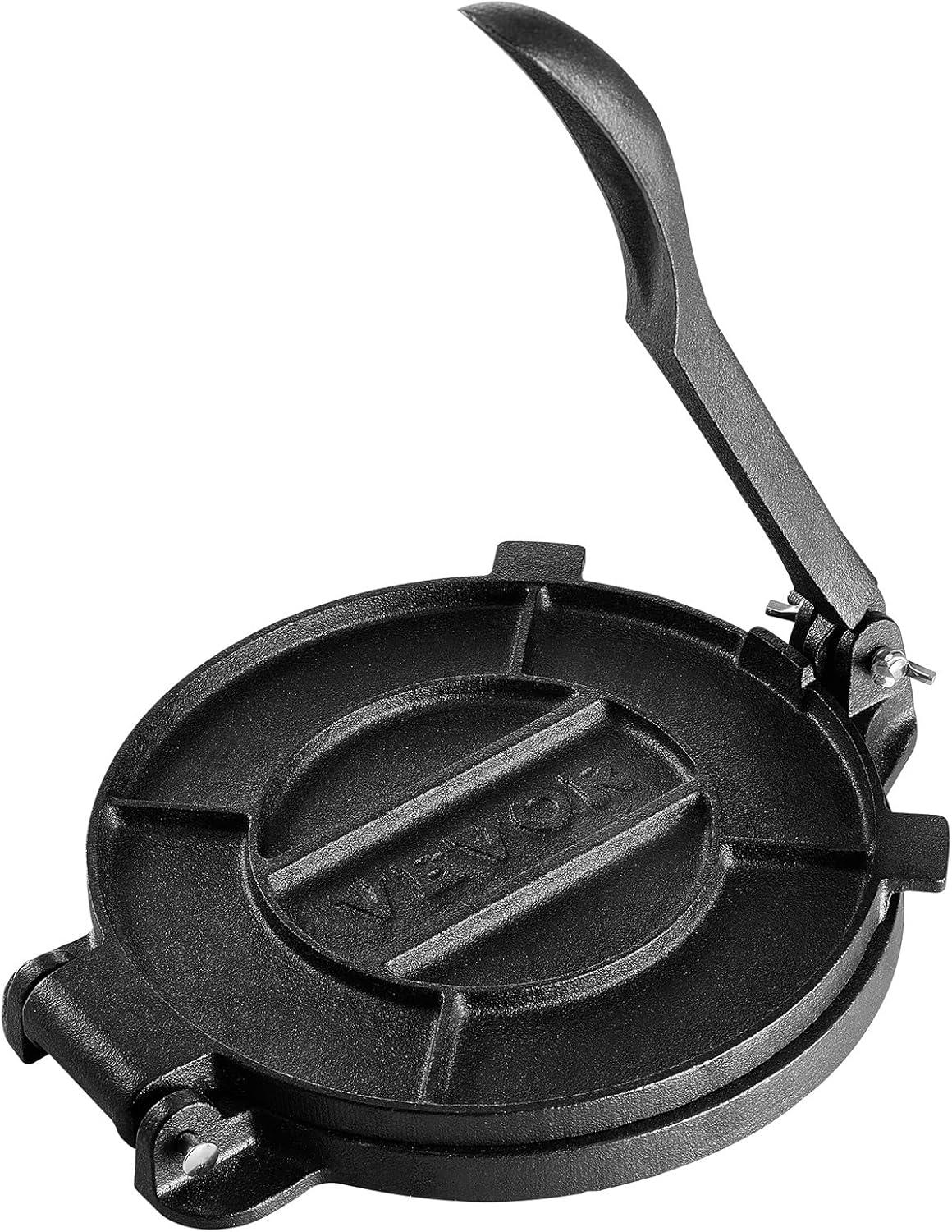 VEVOR 10-Inch Cast Iron Tortilla and Roti Press