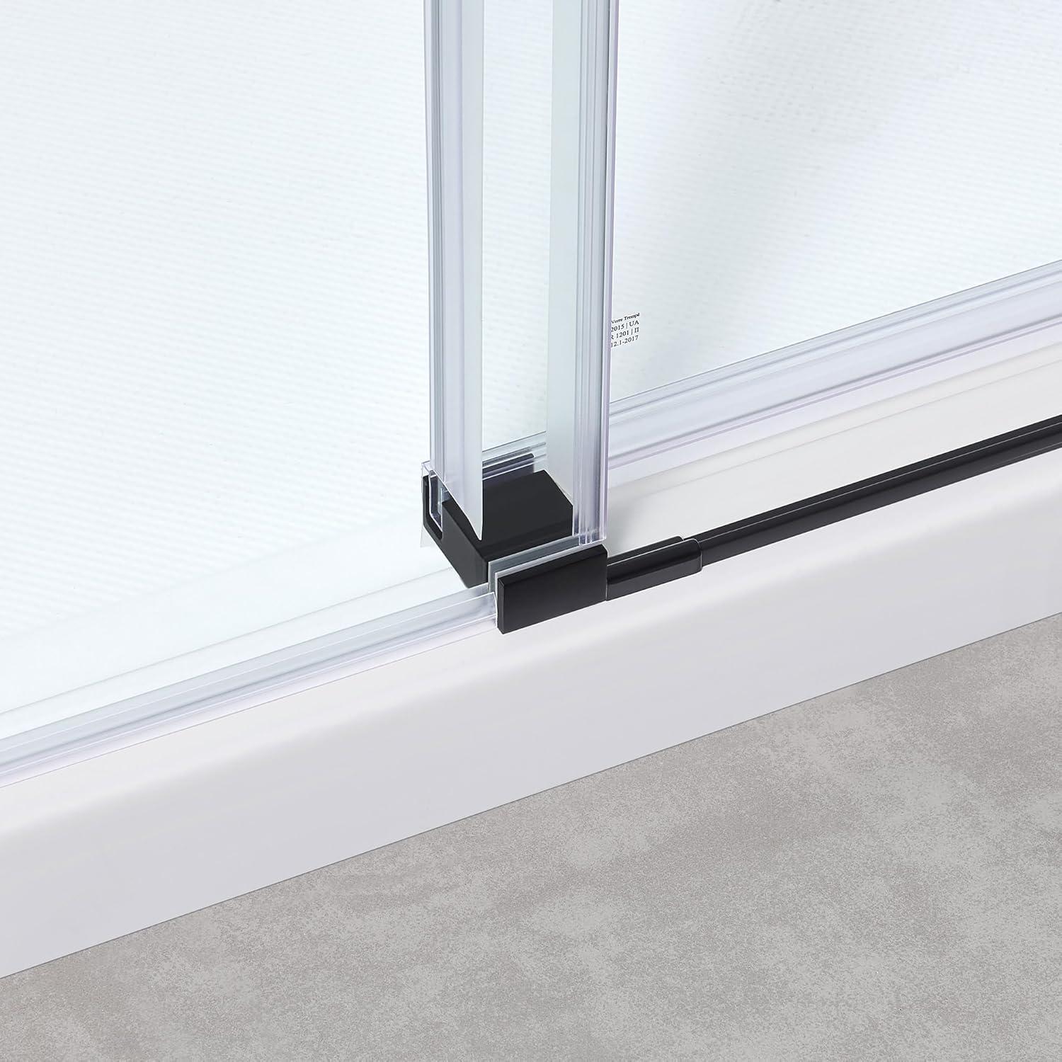 OVE Decors Bel Soft Close Stainless Steel 3-Piece 32-in x 48-in x 81-in Base/Door Corner Shower Kit