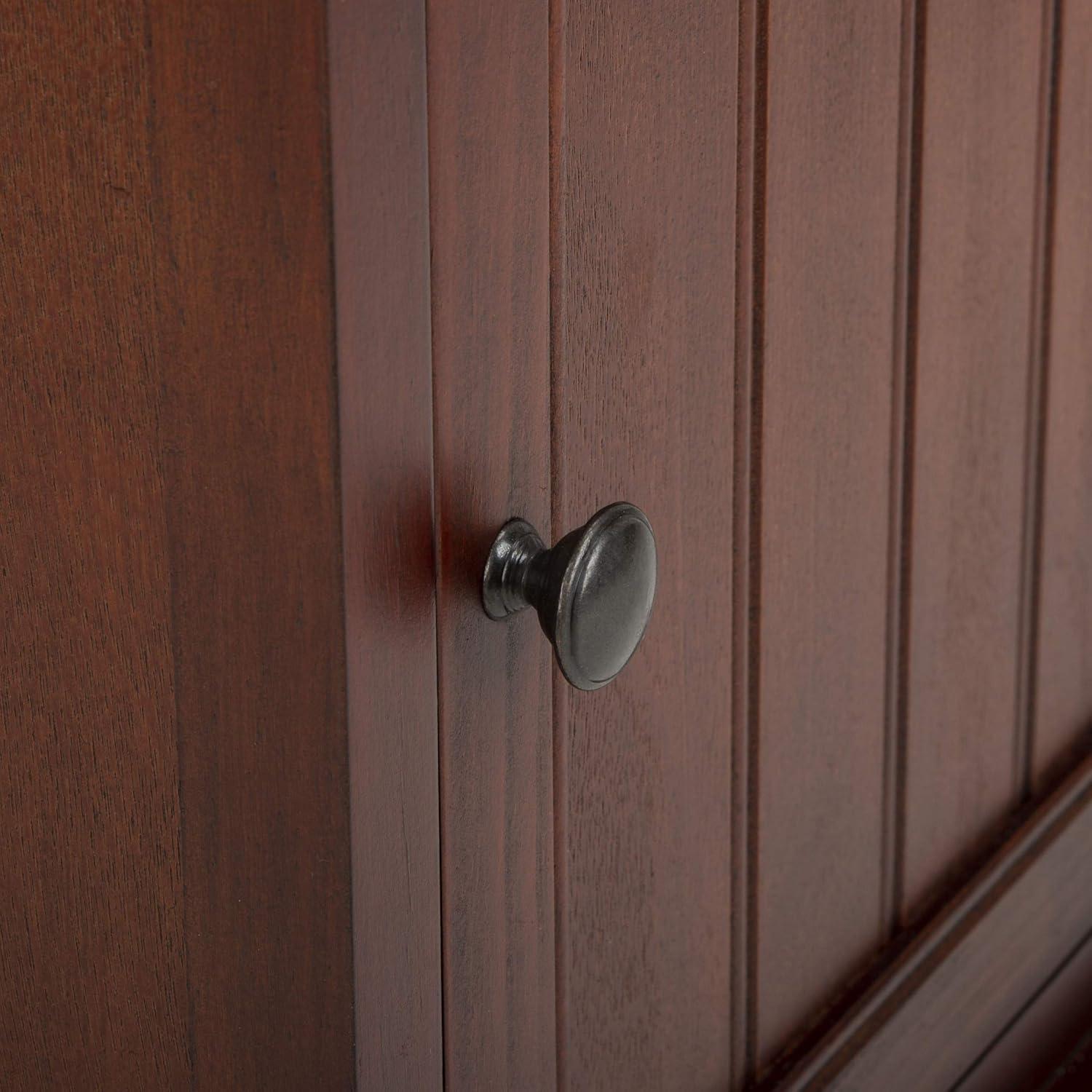 Connery Cabinet - AMH5742 - Cherry - Safavieh Couture