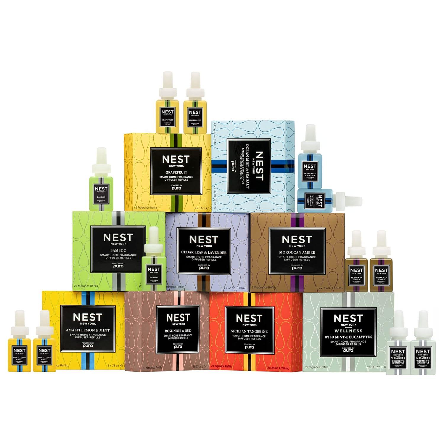 Rose Noir & Oud Smart Home Fragrance Diffuser Refill Set