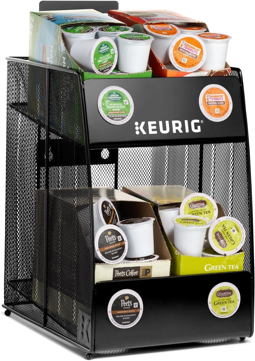 Keurig Mesh K-Cup® Pod 4-Sleeve Storage Rack - Metal - 1 Carton