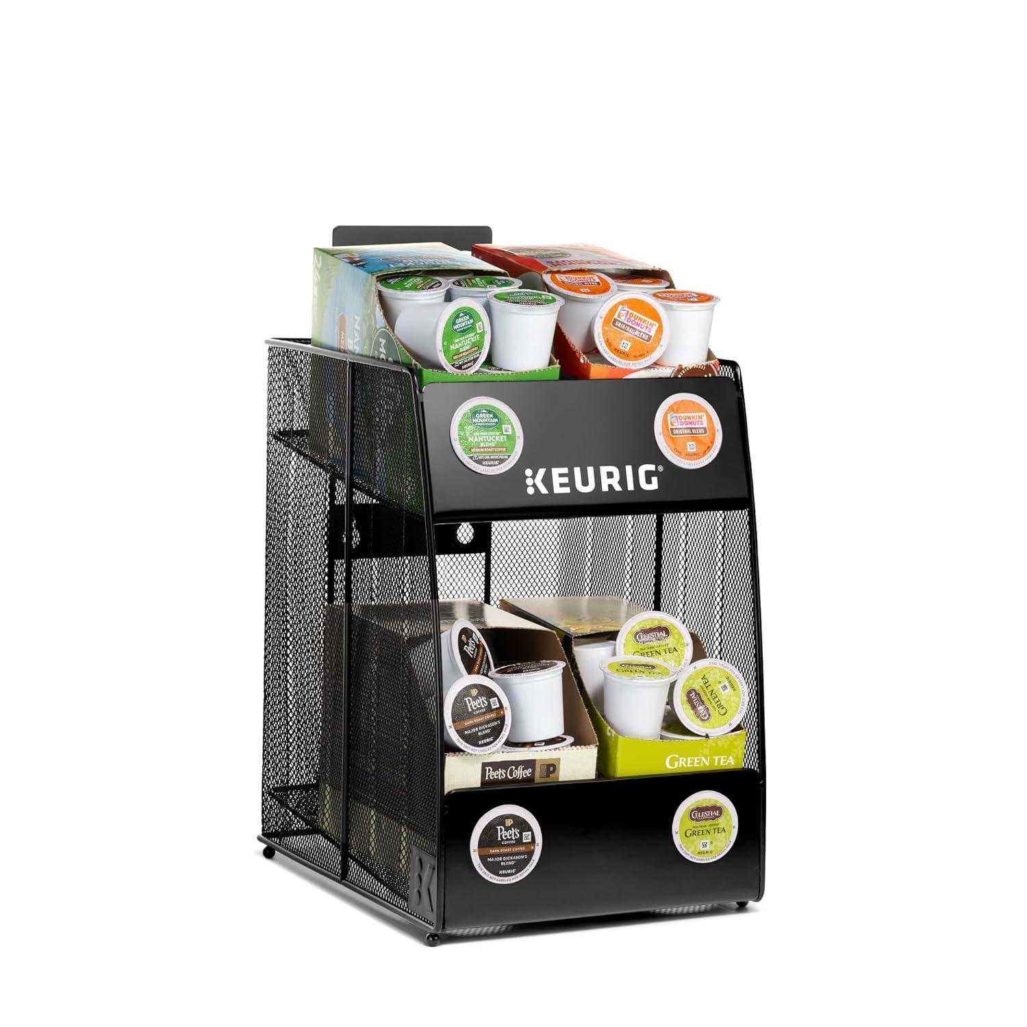 Keurig Mesh K-Cup® Pod 4-Sleeve Storage Rack - Metal - 1 Carton