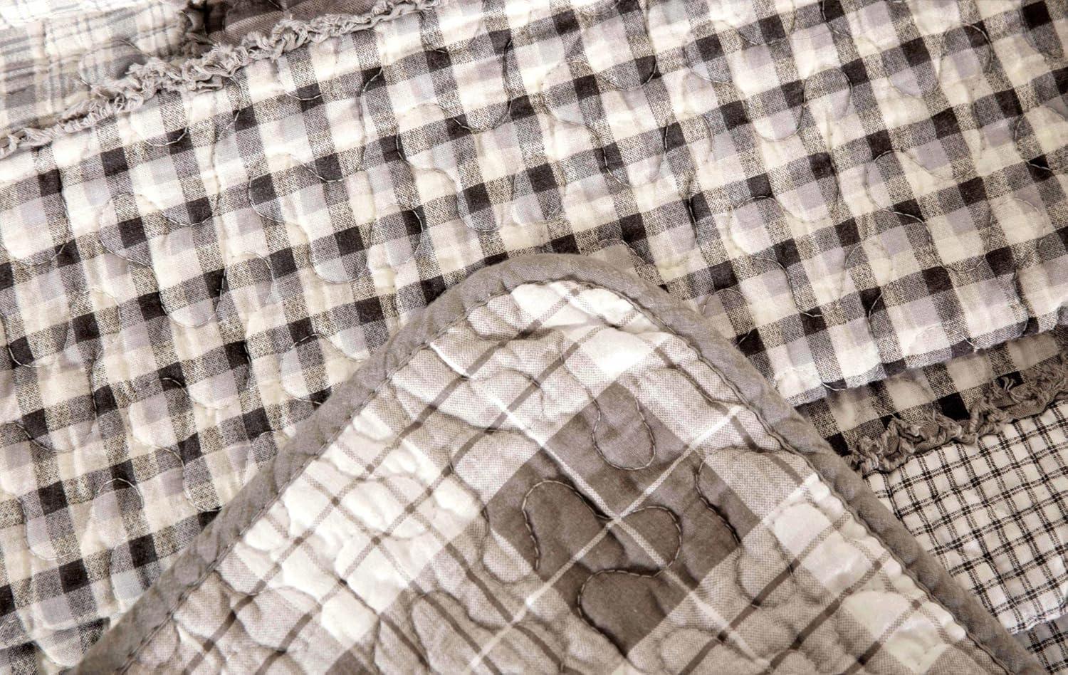 Chezmoi Collection Cotton Patchwork Quilt Set