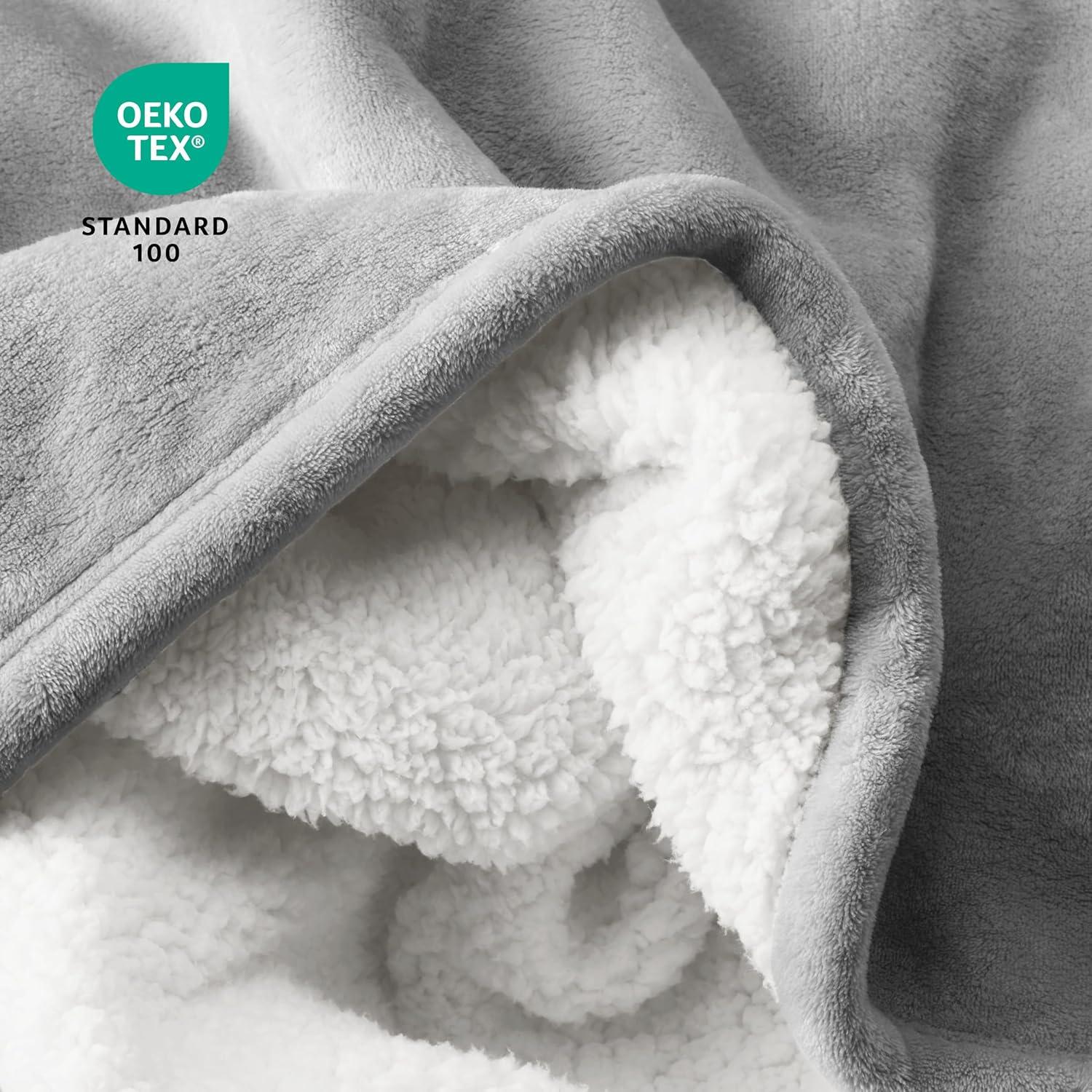 Bare Home Sherpa Fleece Blanket