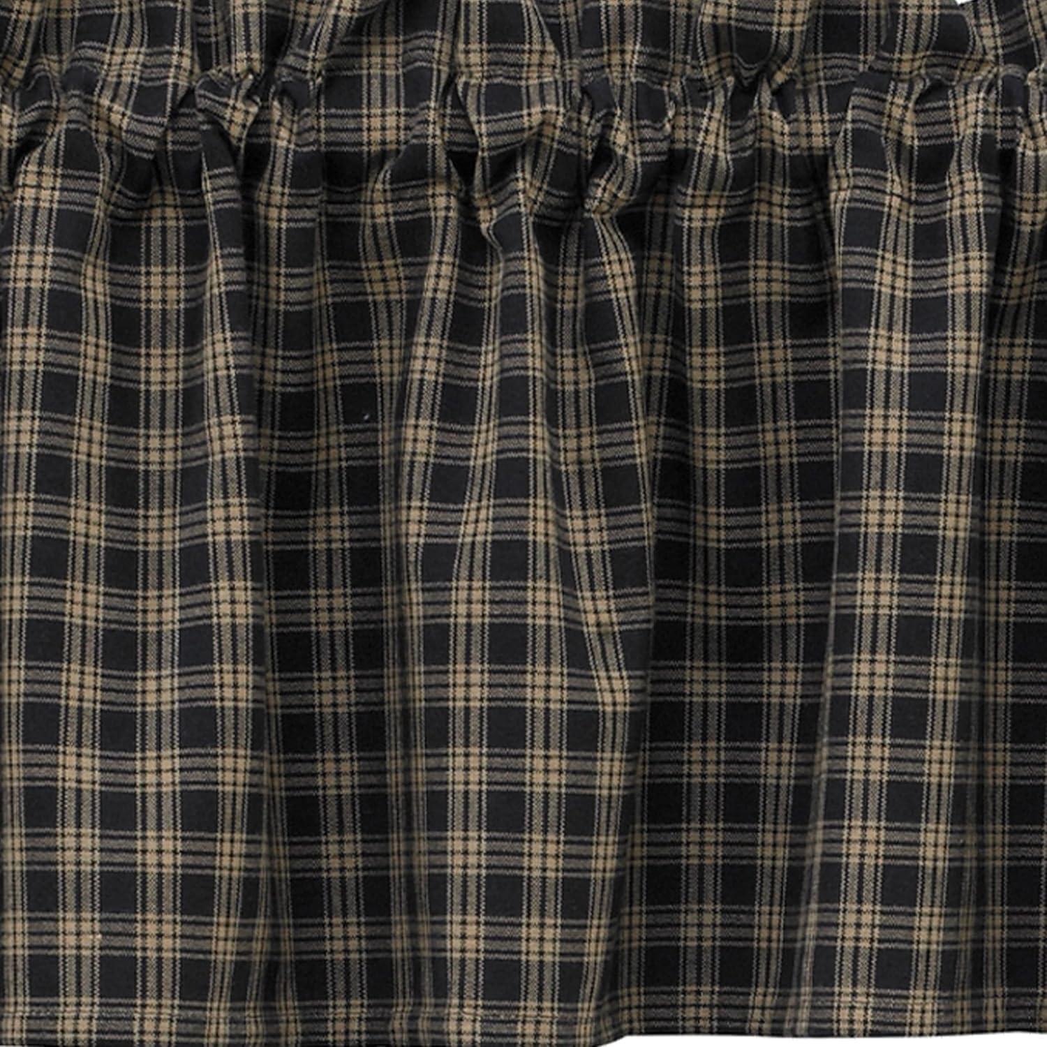 Park Designs Sturbridge Black Valance 14''L