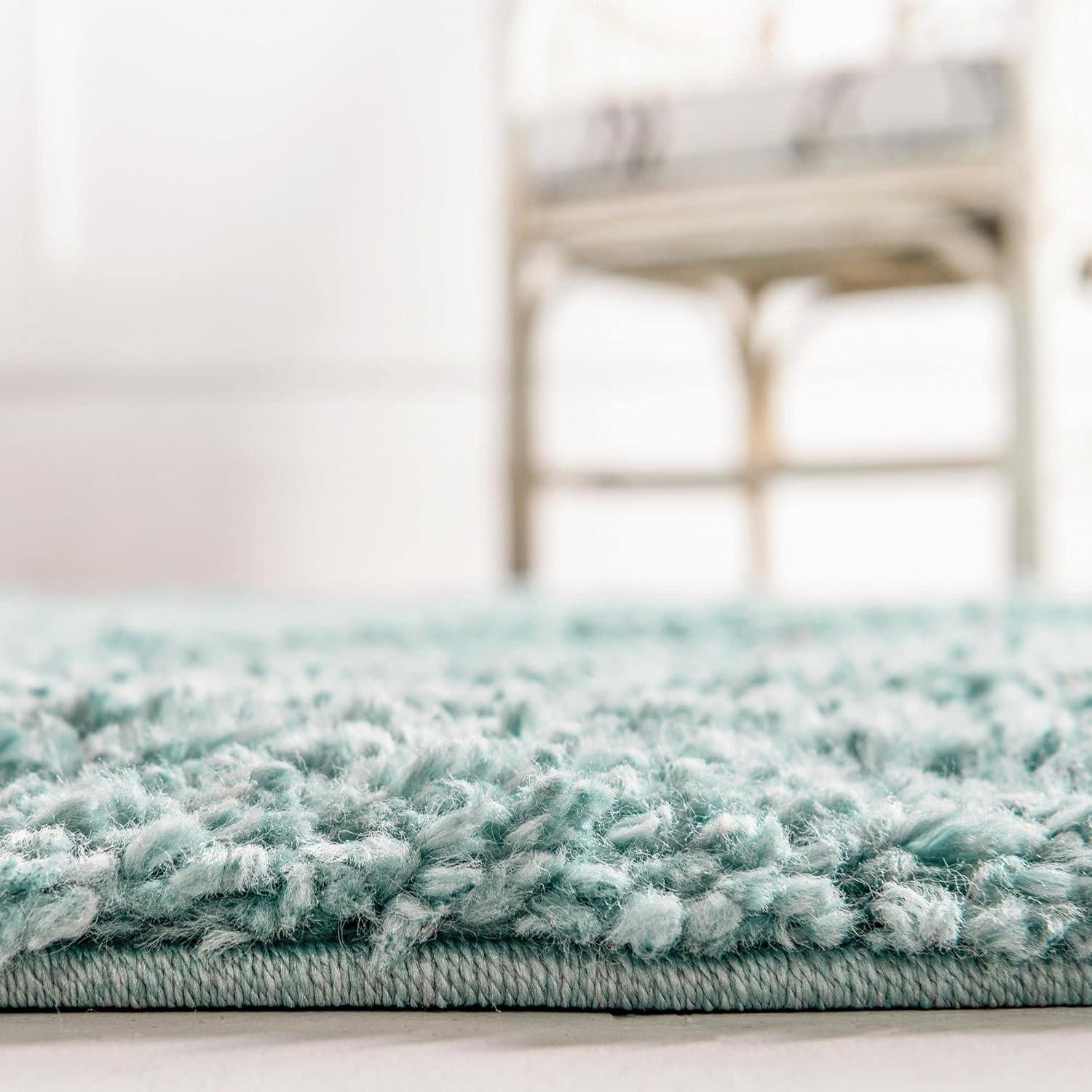 Unique Loom 8' 0 x 10' 0 Davos Shag Dusty Rose Area Rug
