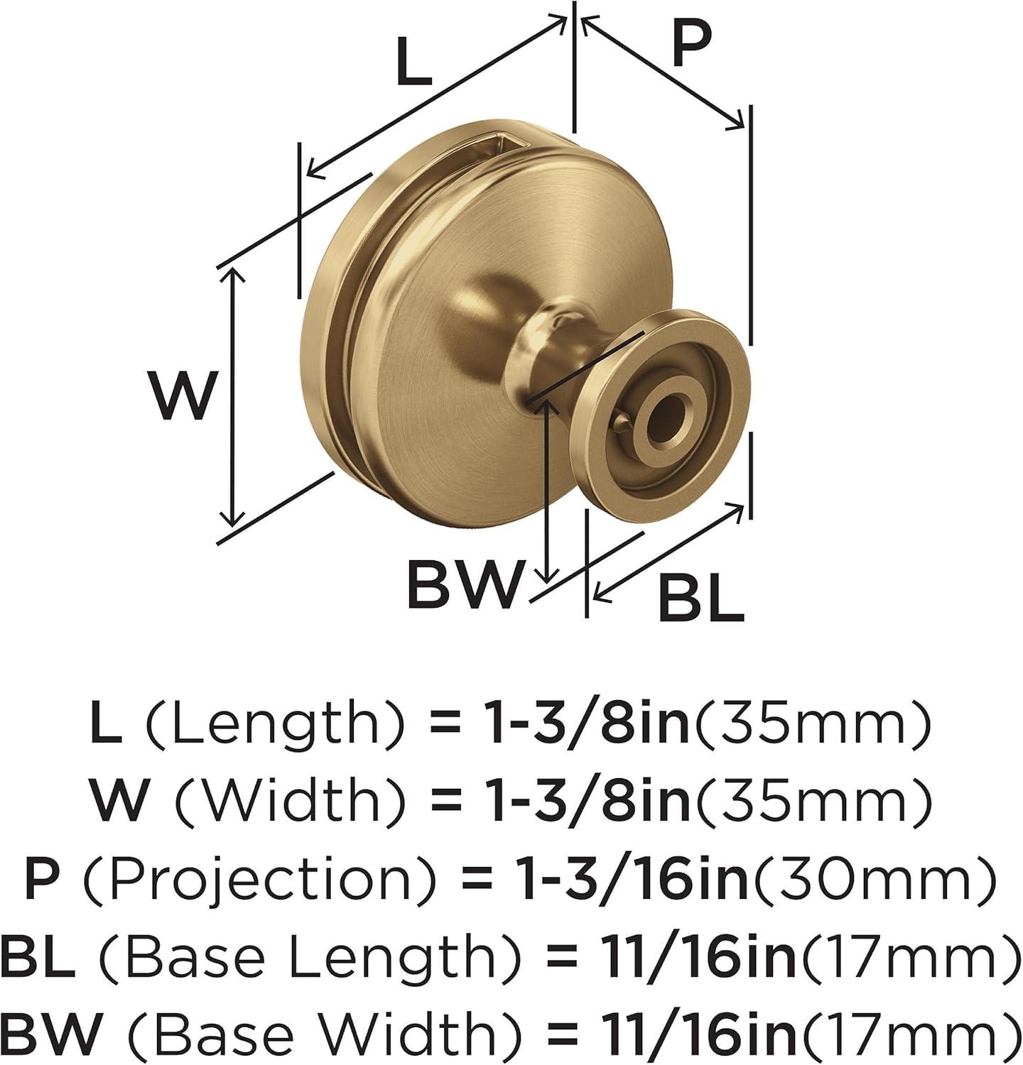 Amerock Oberon Knob for Cabinet or Furniture