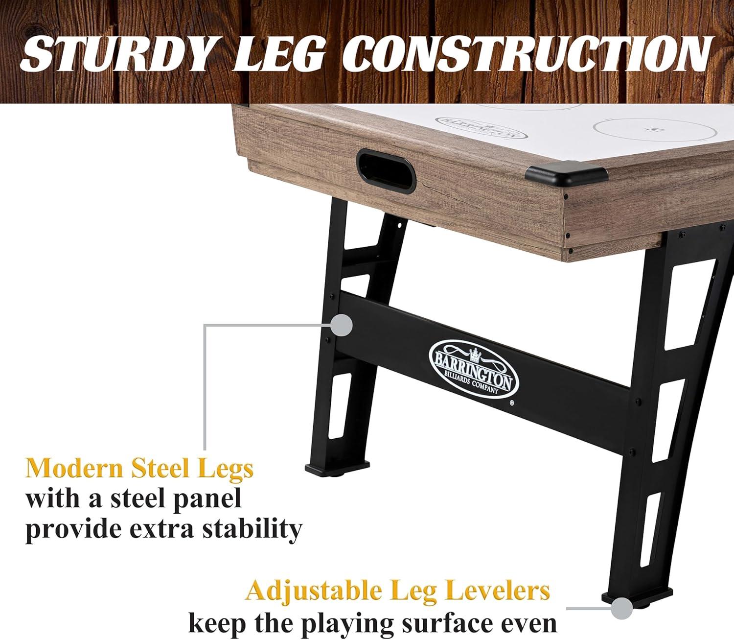 Barrington Billiards Company Barrington 5-ft Urban Collection Air Powered Hockey Table With Electronic Scorer And Sound Effects
