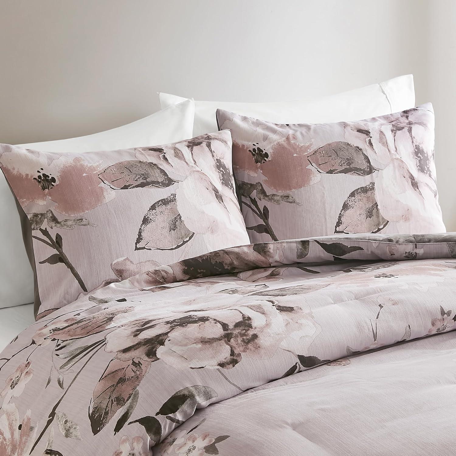 Neko 3 Piece Floral Printed Comforter Set