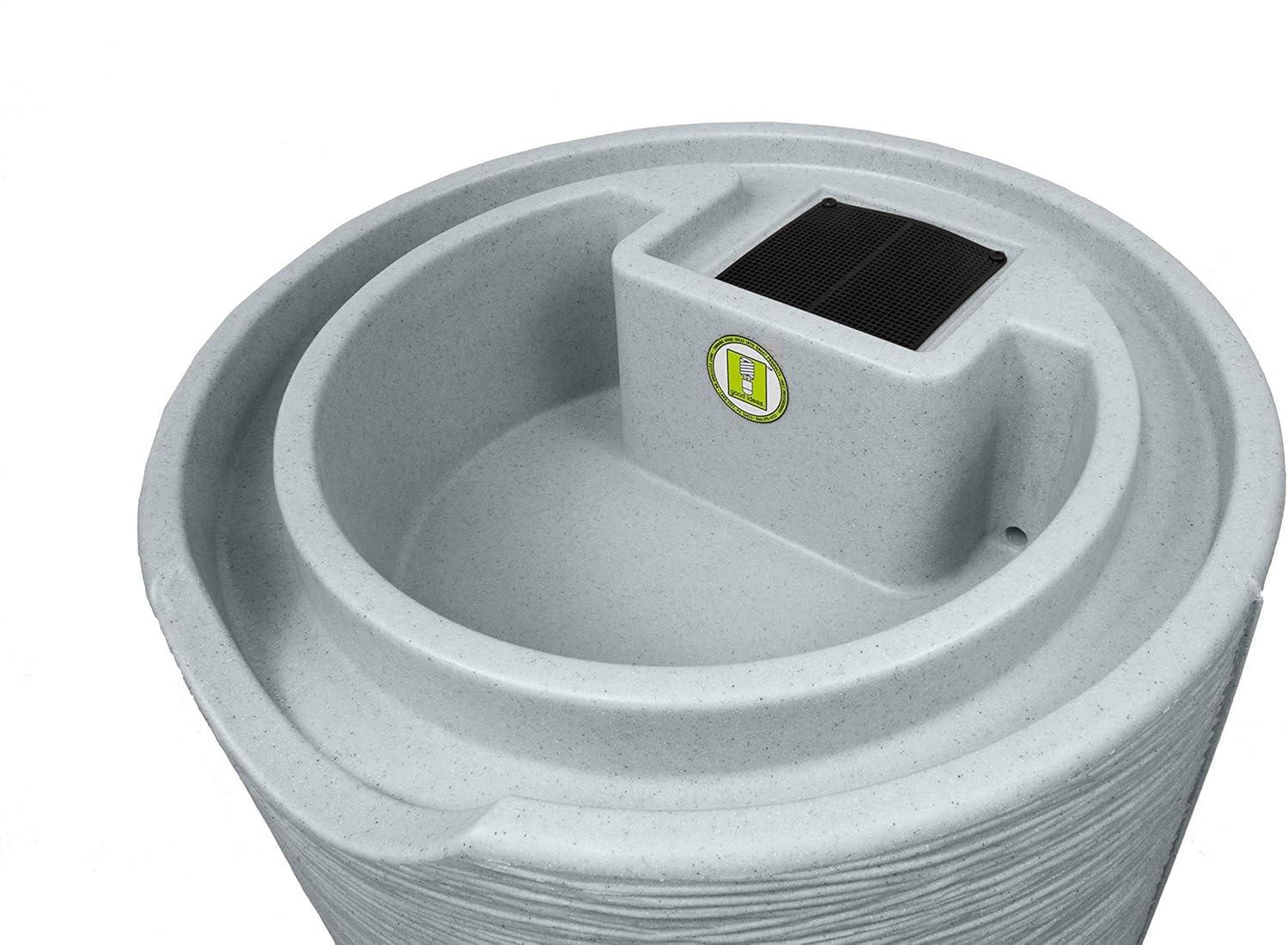 Good Ideas Impressions Stone 50 Gallon Rain Saver - Light Granite