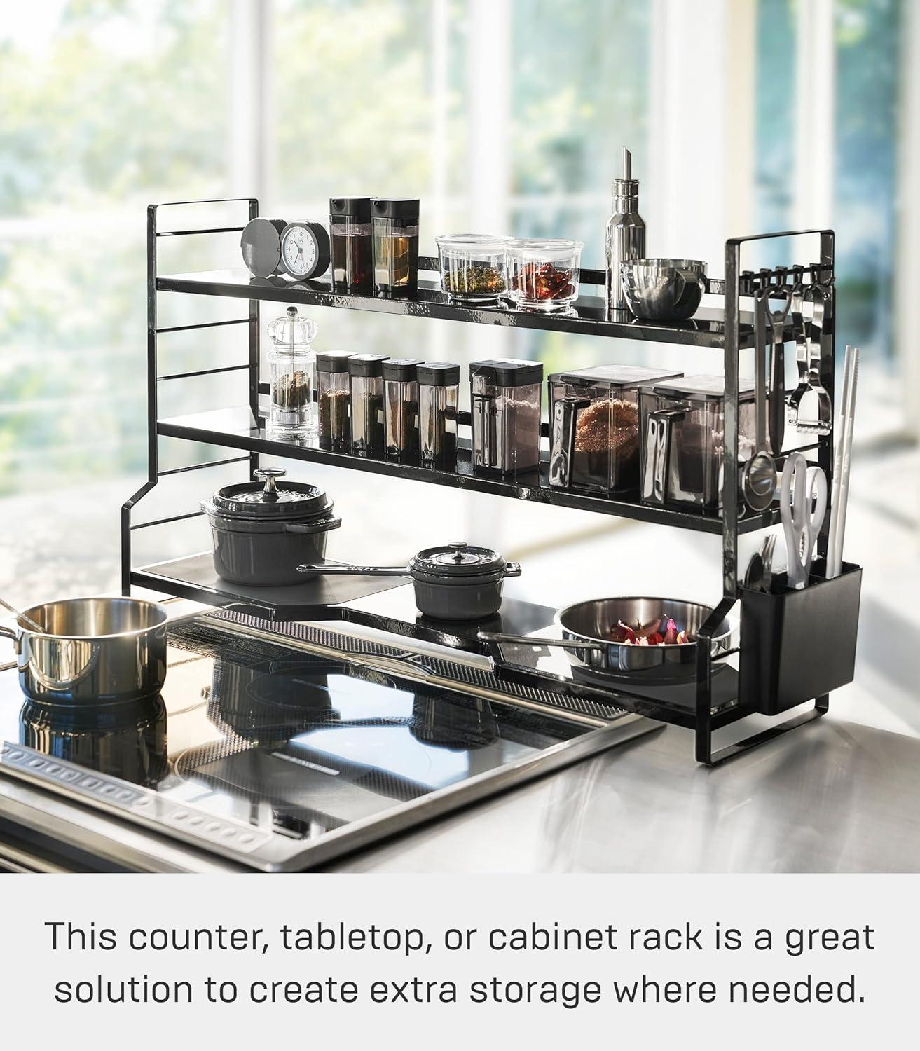 Yamazaki Tower Black Stove Rack
