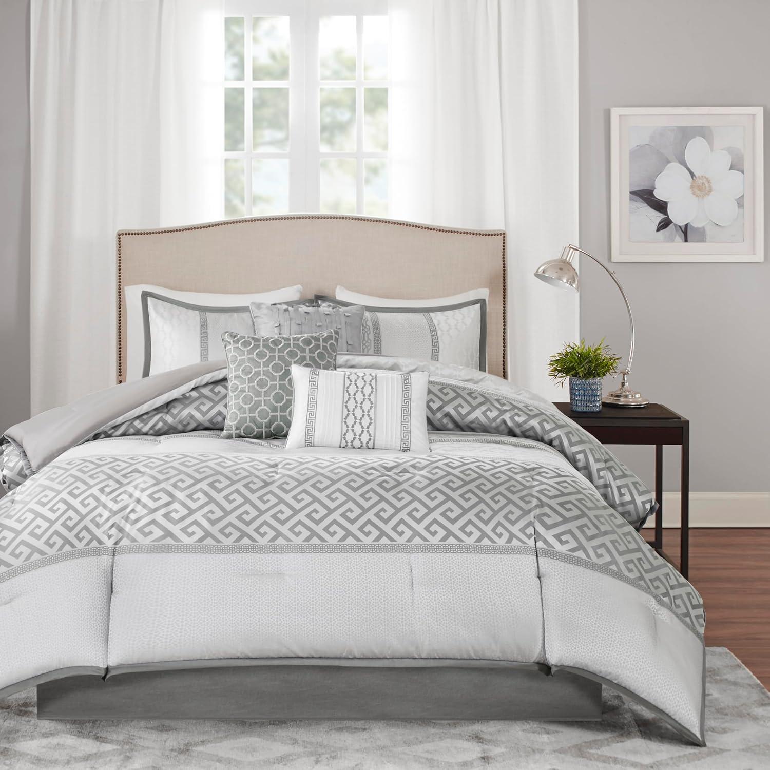 Madison Park Bennett 7 Piece Jacquard Comforter Set