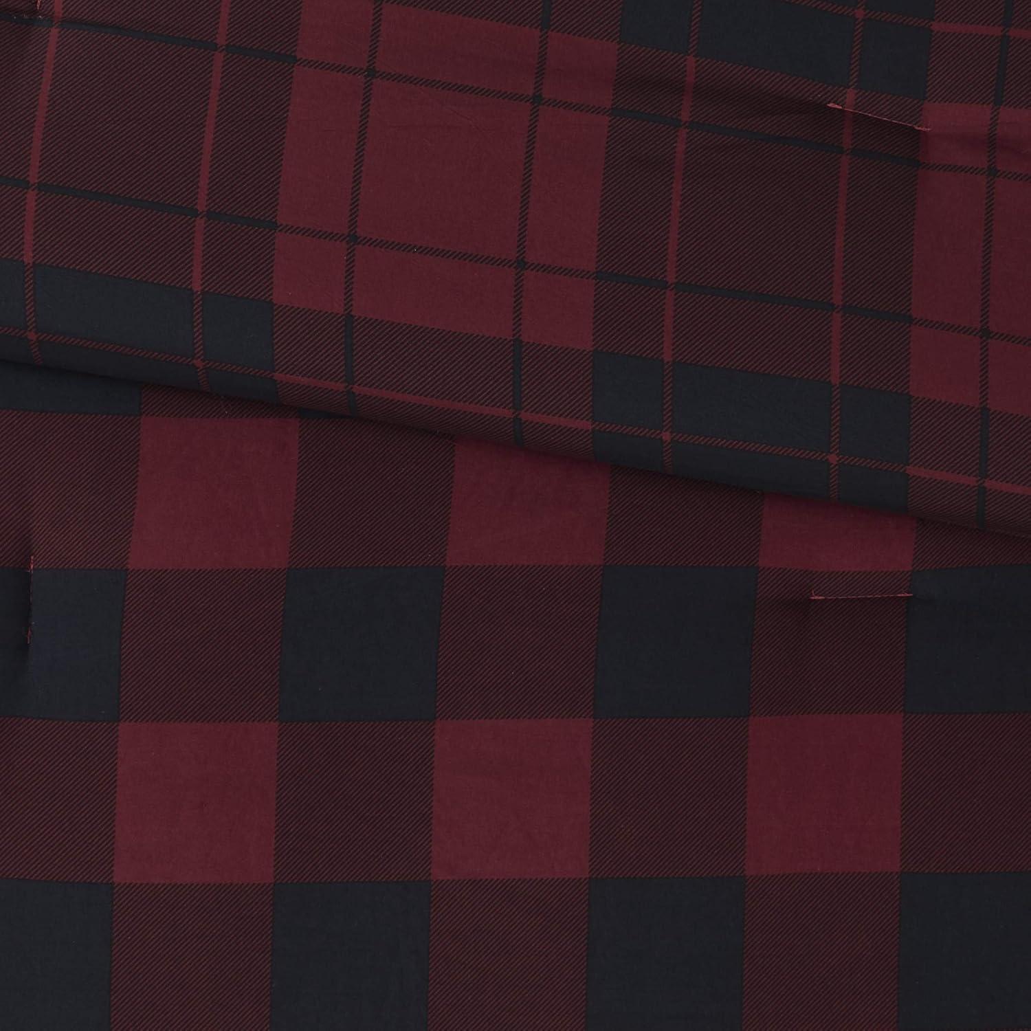 Madison Park Essentials Everest Reversible Plaid Comforter Set with Bed Sheets