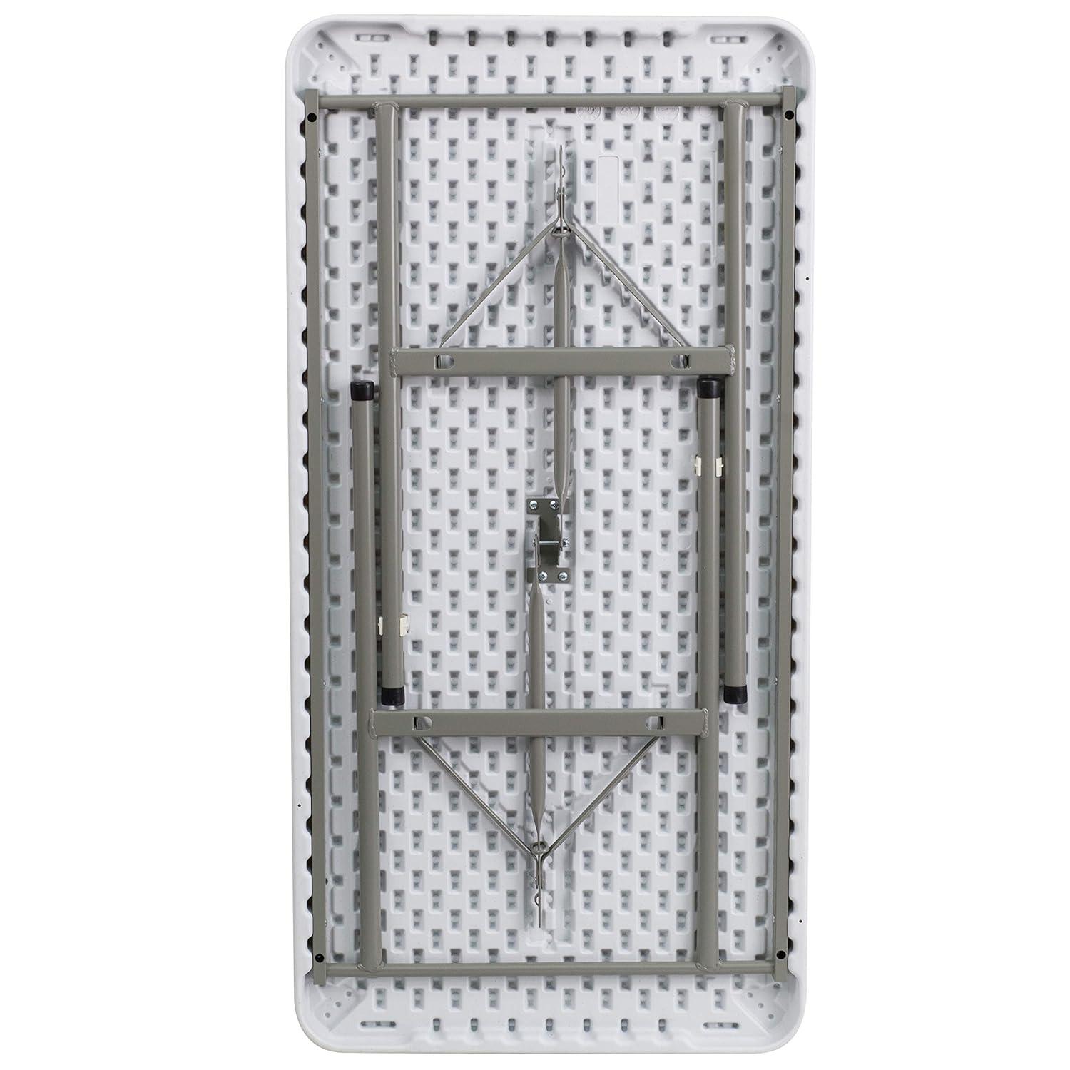 Flash Furniture Noah 4' Rectangular Plastic Event Folding Table