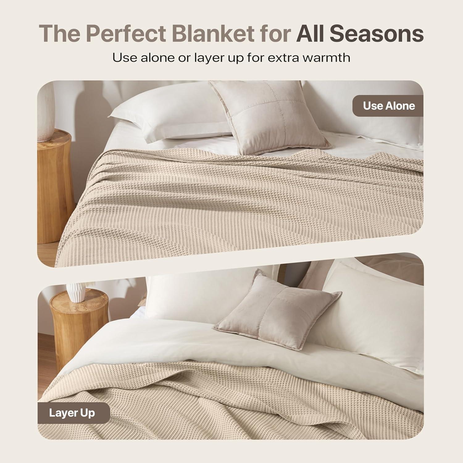 Waffle Weave Cotton Blanket