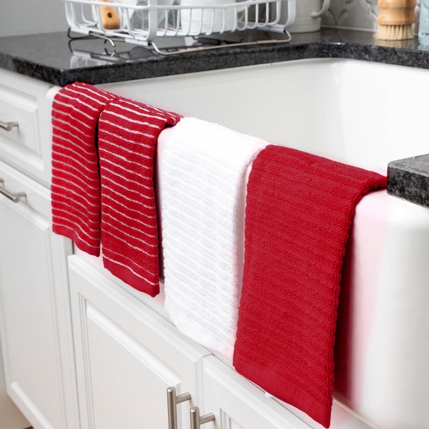 Cotton Stripe Tea Towel Kitchen Towel