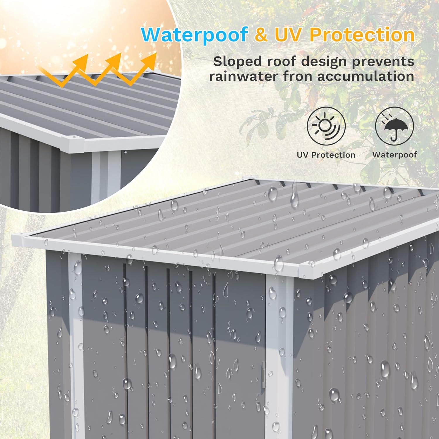 Patiowell 3-ft x 3-ft Galvanized steel Storage Shed