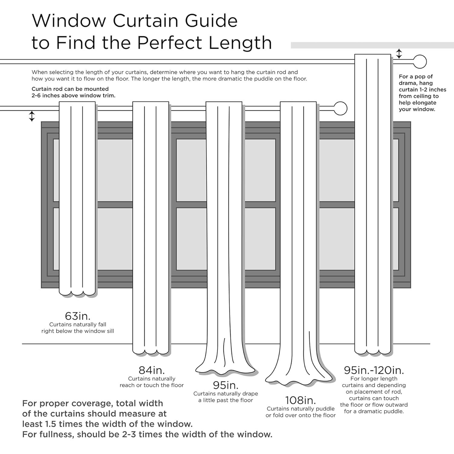 Madison Park Harper Solid Crushed Curtain Panel Pair (Set of 2)