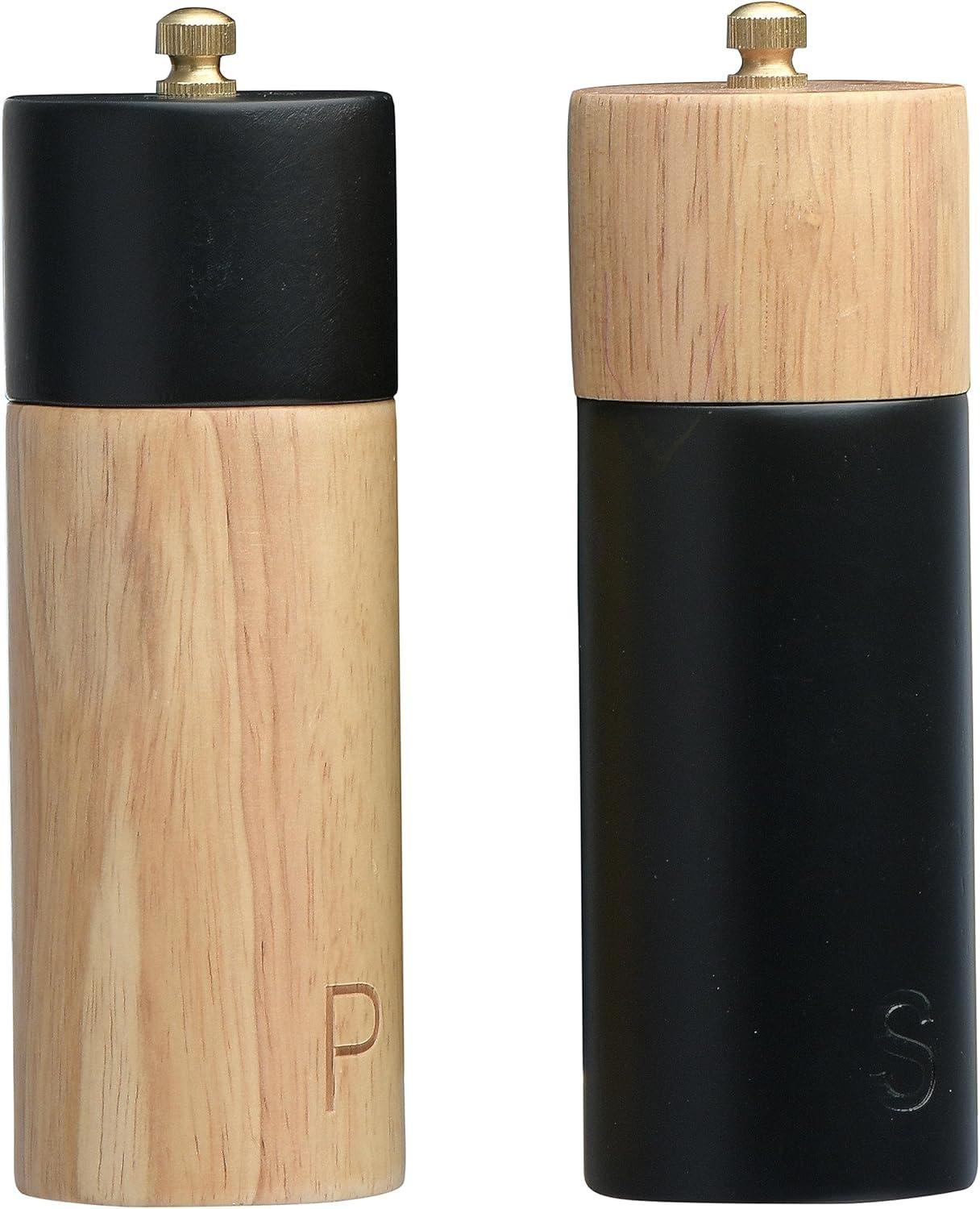 Bloomingville Two-Tone Rubber Salt and Pepper Mills