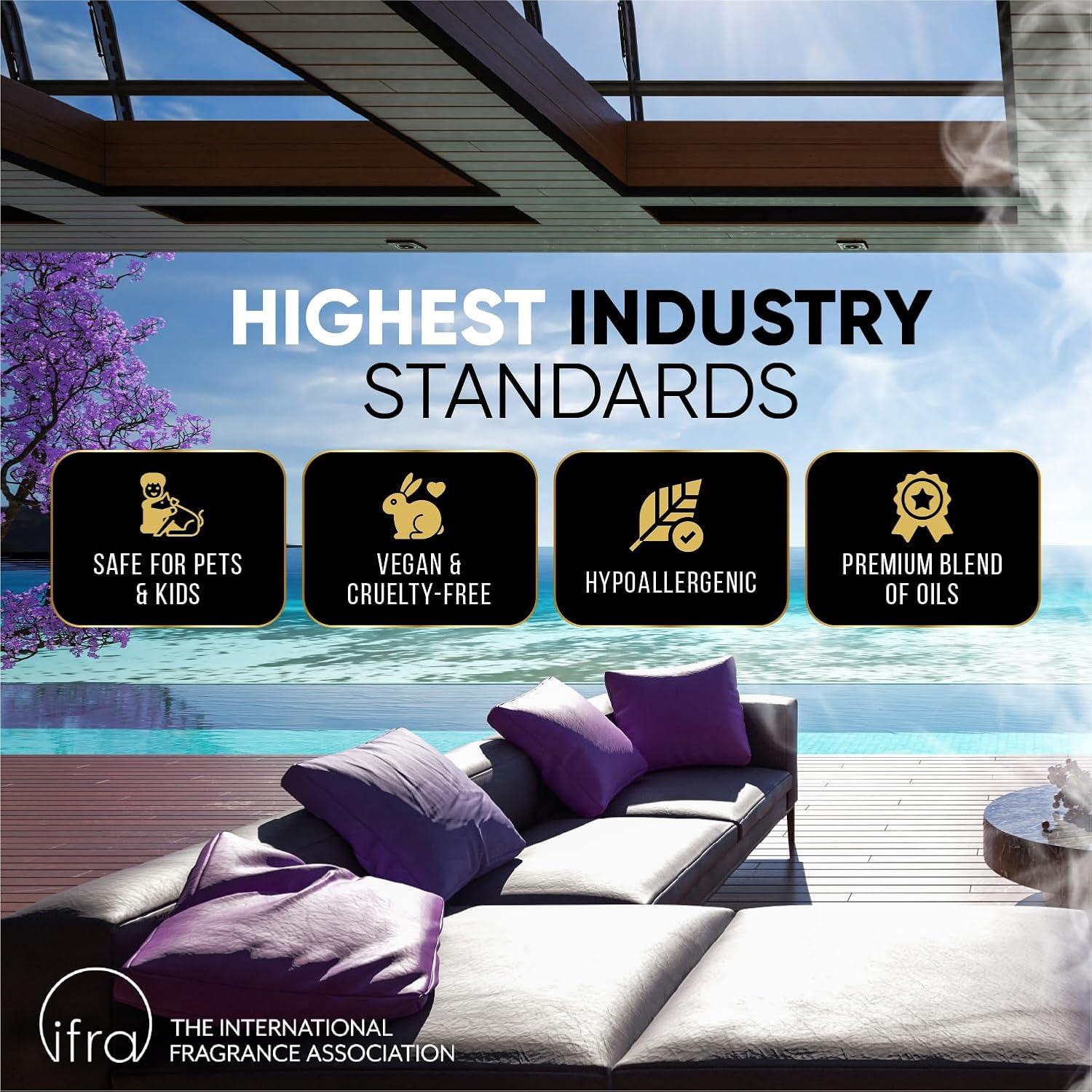 Signature Scents - Luxury Hotel Collection - Hotel Fragrance Oil - Diffuser Oil Blends for Aromatherapy (Sunrise Studio) 4.05 Fl Oz (120ml) + 2 Free Samples