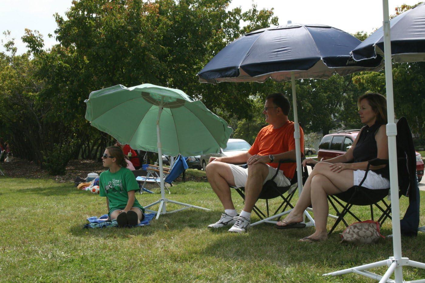 Portable UV Sun Shade Umbrella with Tripod Stand – Lightweight, Adjustable, and Instant Sun Protection for Outdoor Sports, Camping, and More – Blue