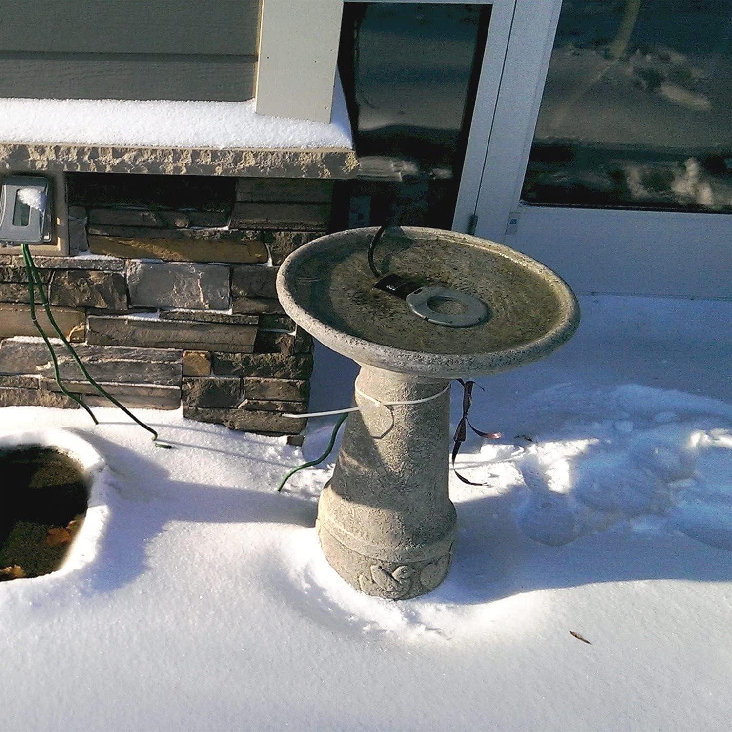 Cast Aluminum Bird Bath Heater