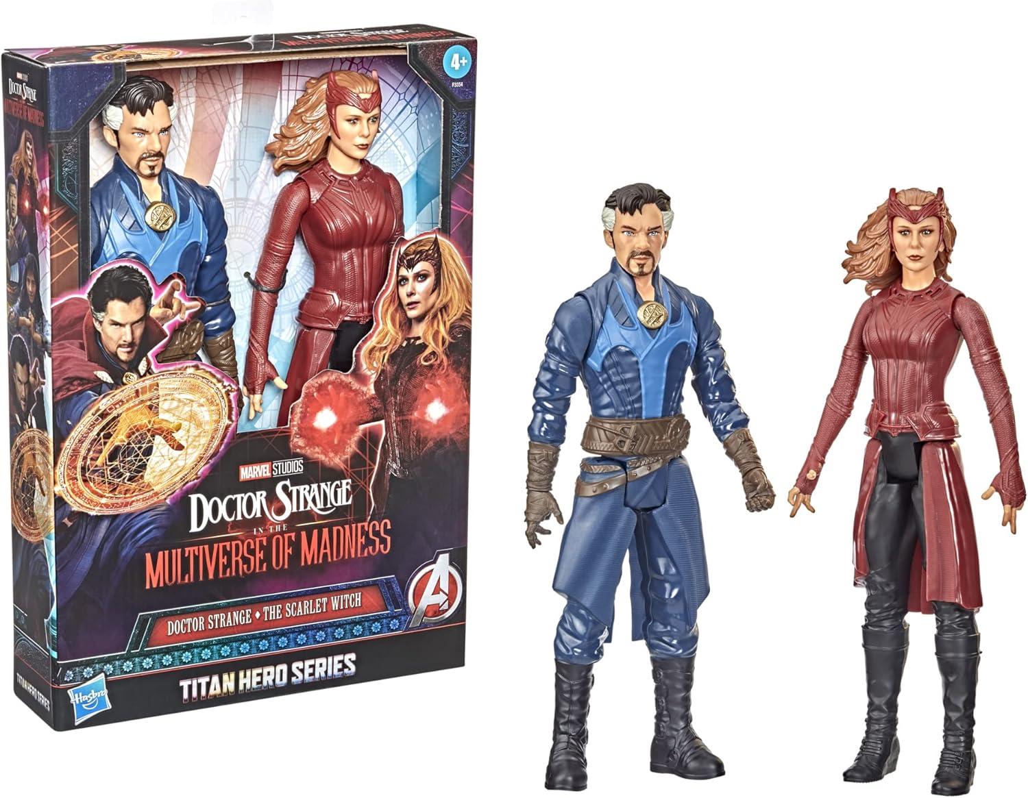 Marvel Avengers Titan Hero Series Doctor Strange and The Scarlet Witch Action Figures