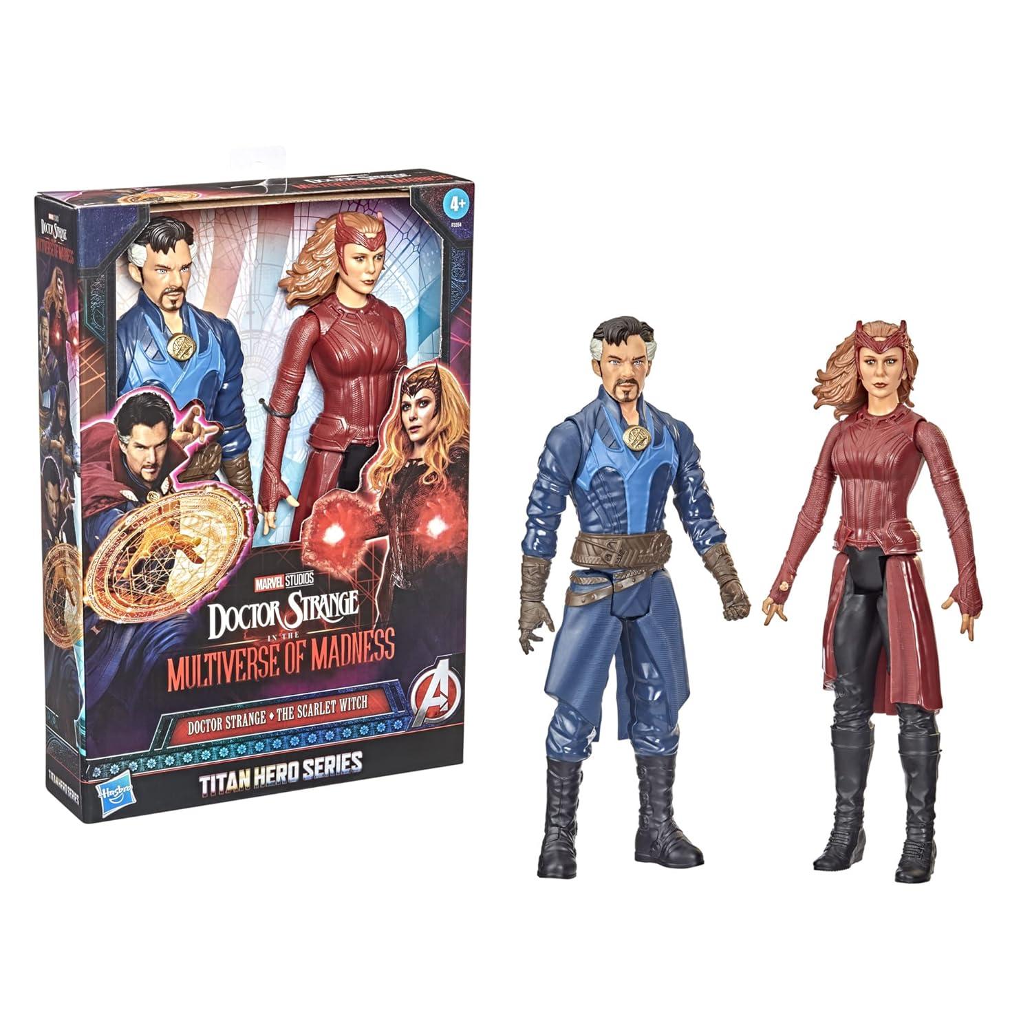 Marvel Avengers Titan Hero Series Doctor Strange and The Scarlet Witch Action Figures