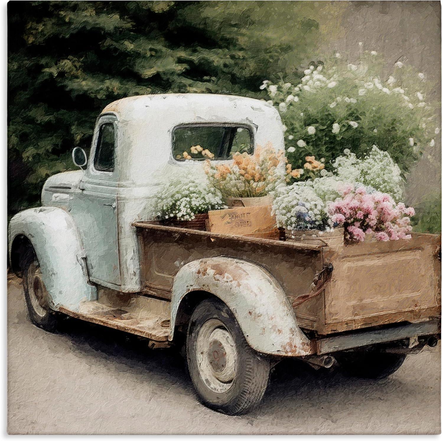" Country Florals In Truck " by LSR Design Studio