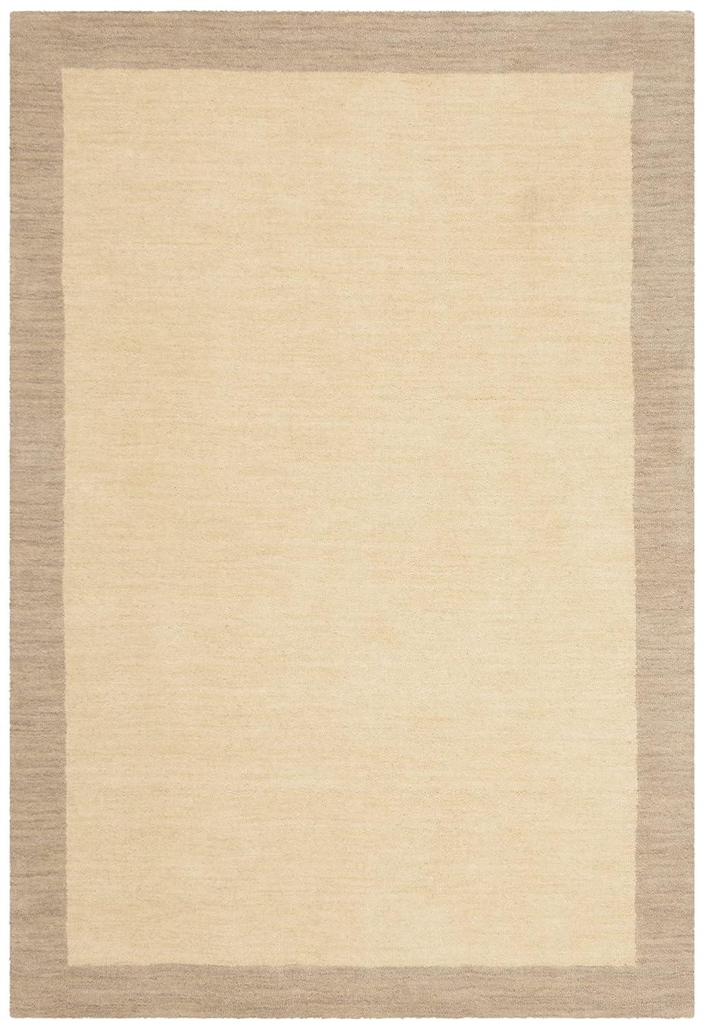 Himalaya HIM587 Hand Loomed Area Rug - Ivory/Beige - 4'x6' - Safavieh.