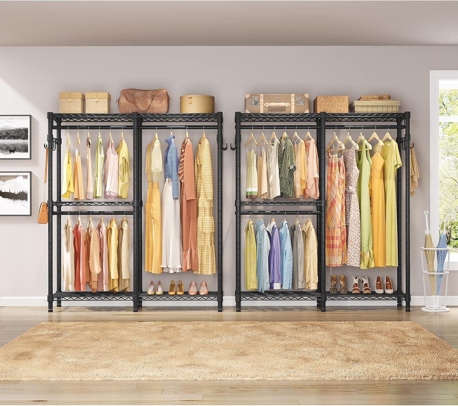 VIPEK V4 Garment Rack Bedroom Armoires Compact Freestanding Closet Storage Organizer