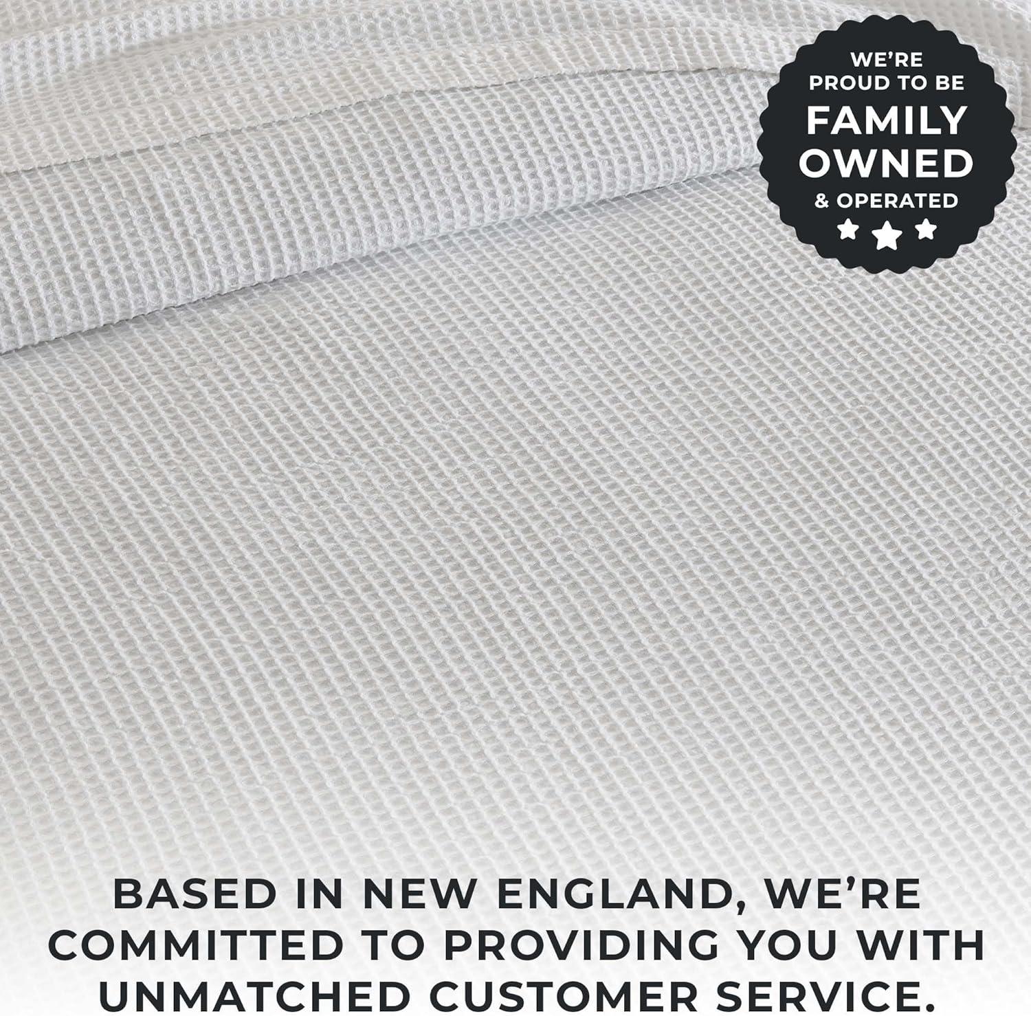 FreshFolds 100% Cotton Waffle Weave Blanket