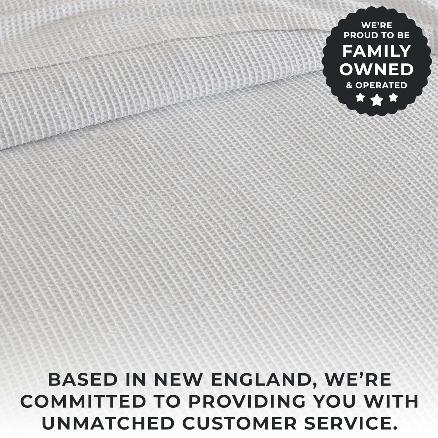 100% Cotton Lightweight Waffle Weave Summer Blanket