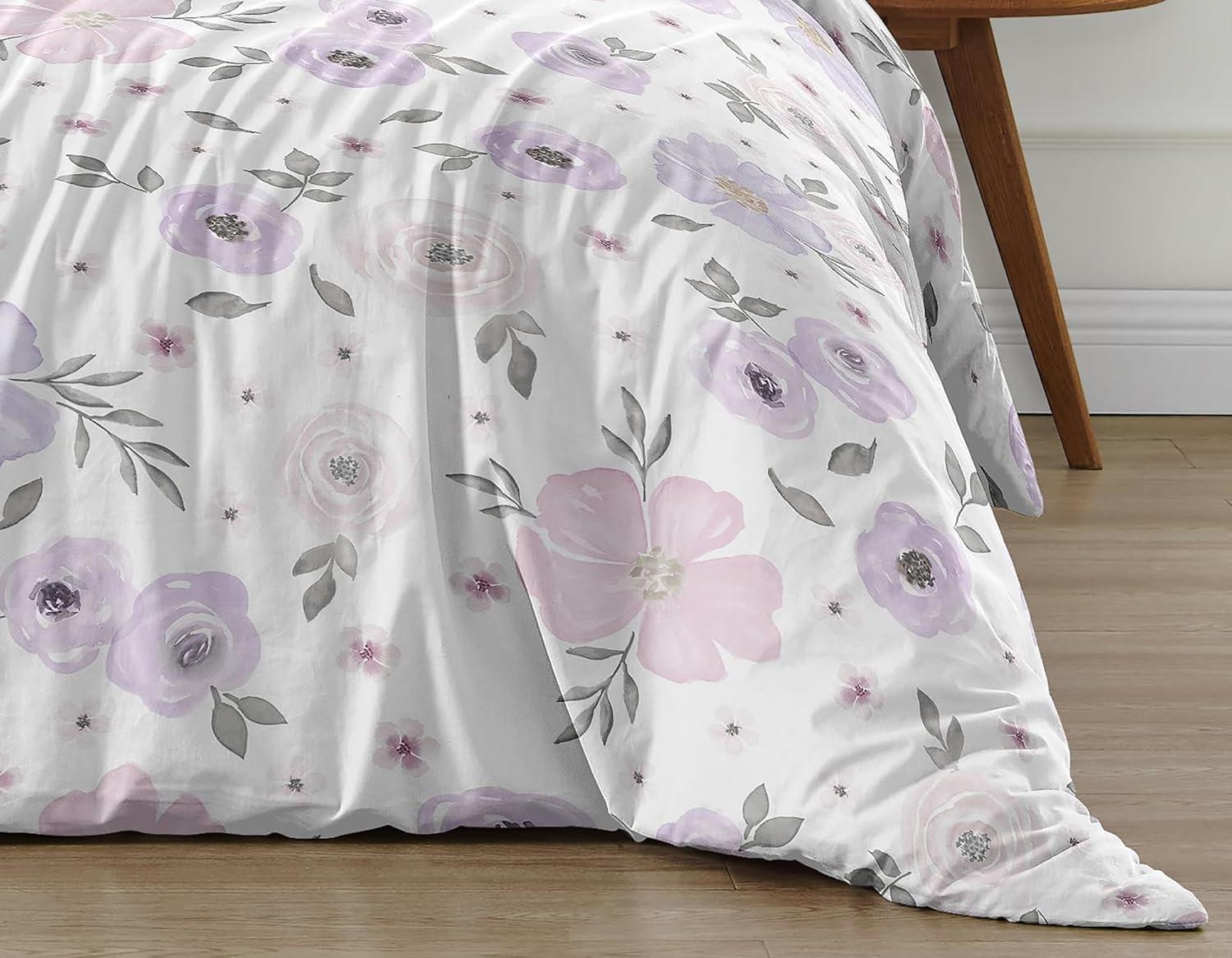 Watercolor Microfiber Comforter Set