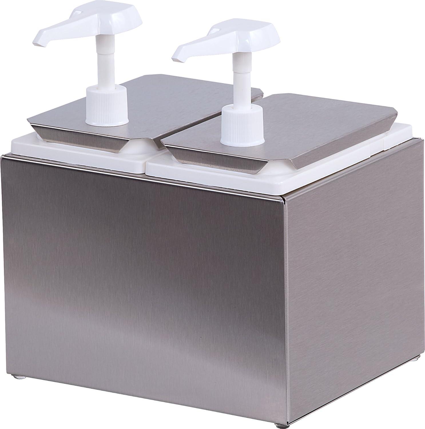 Carlisle Food Service Products Carlisle Food Service Products Stainless Steel Condiment Dispenser & Holder Buffet Accessory