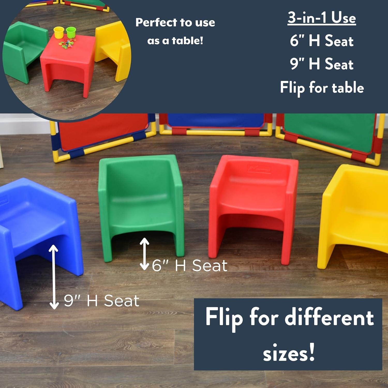Cube Chair 3-in-1 Kids Desk/Activity
