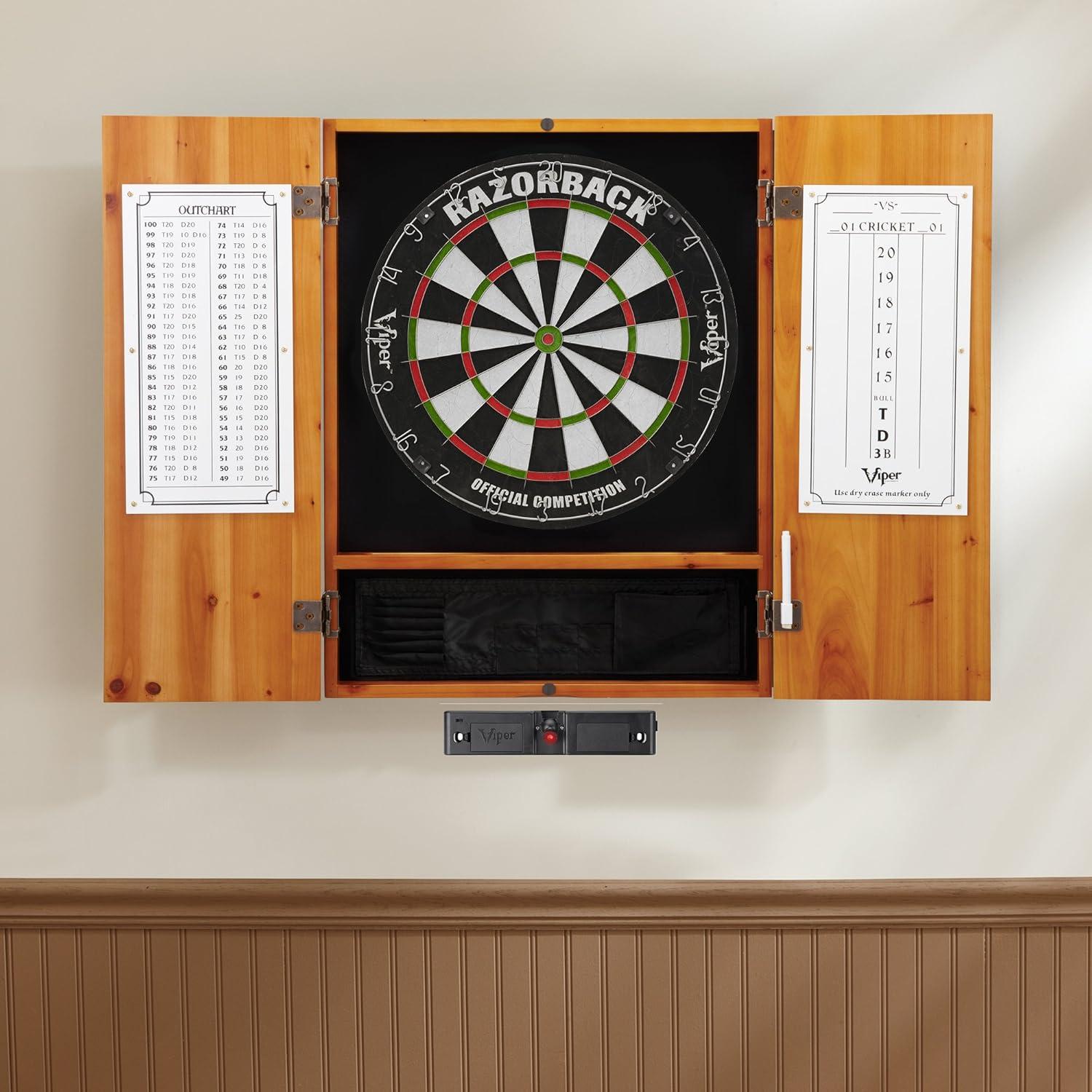 Metropolitan Bristle Dartboard and Cabinet Set with Darts